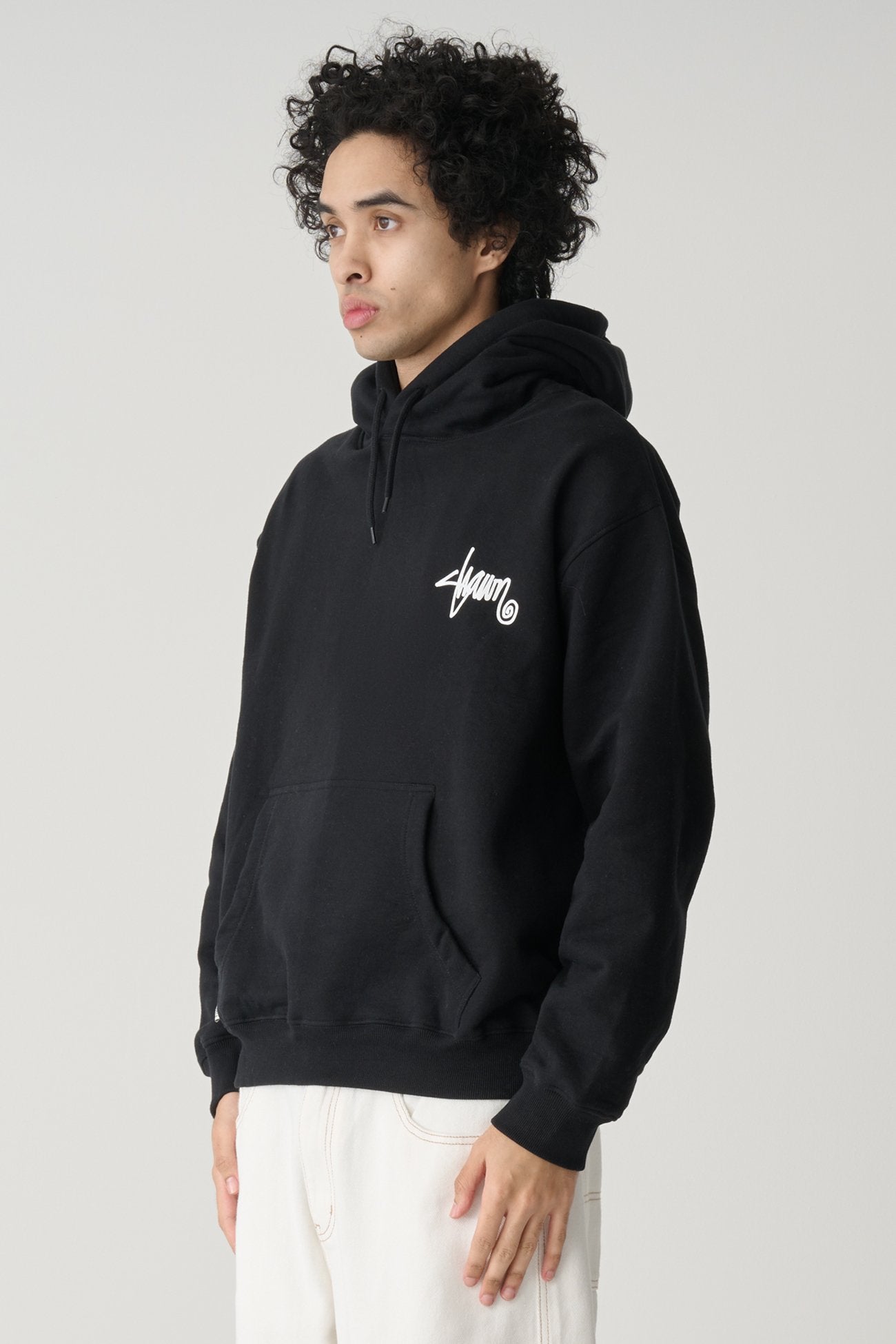 Shawn Script Hood Black