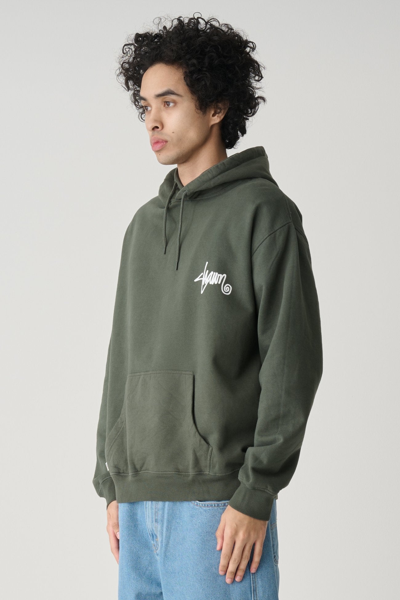 Shawn Script Hood Washed Forest