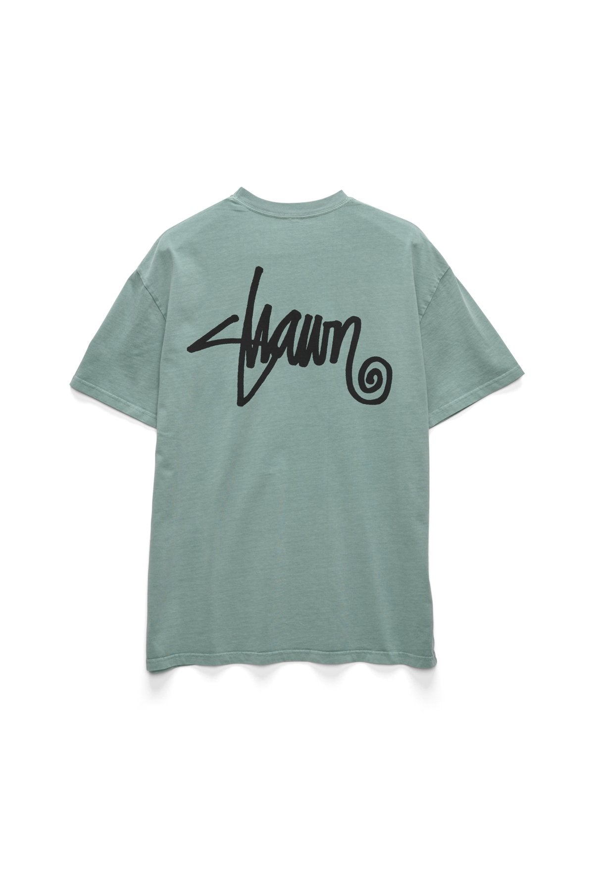 Shawn Script Tee Washed Sage