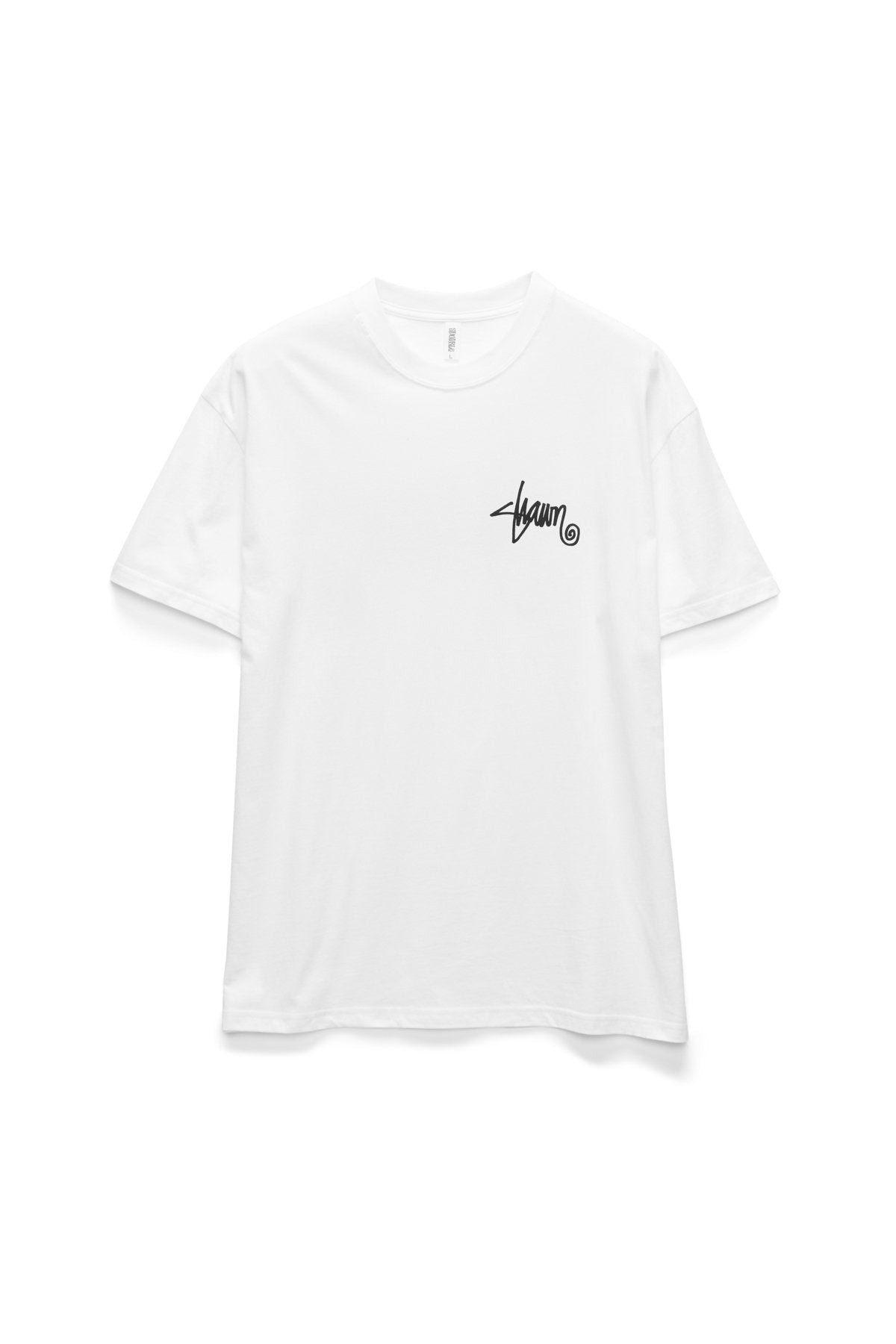 Shawn Script Tee White