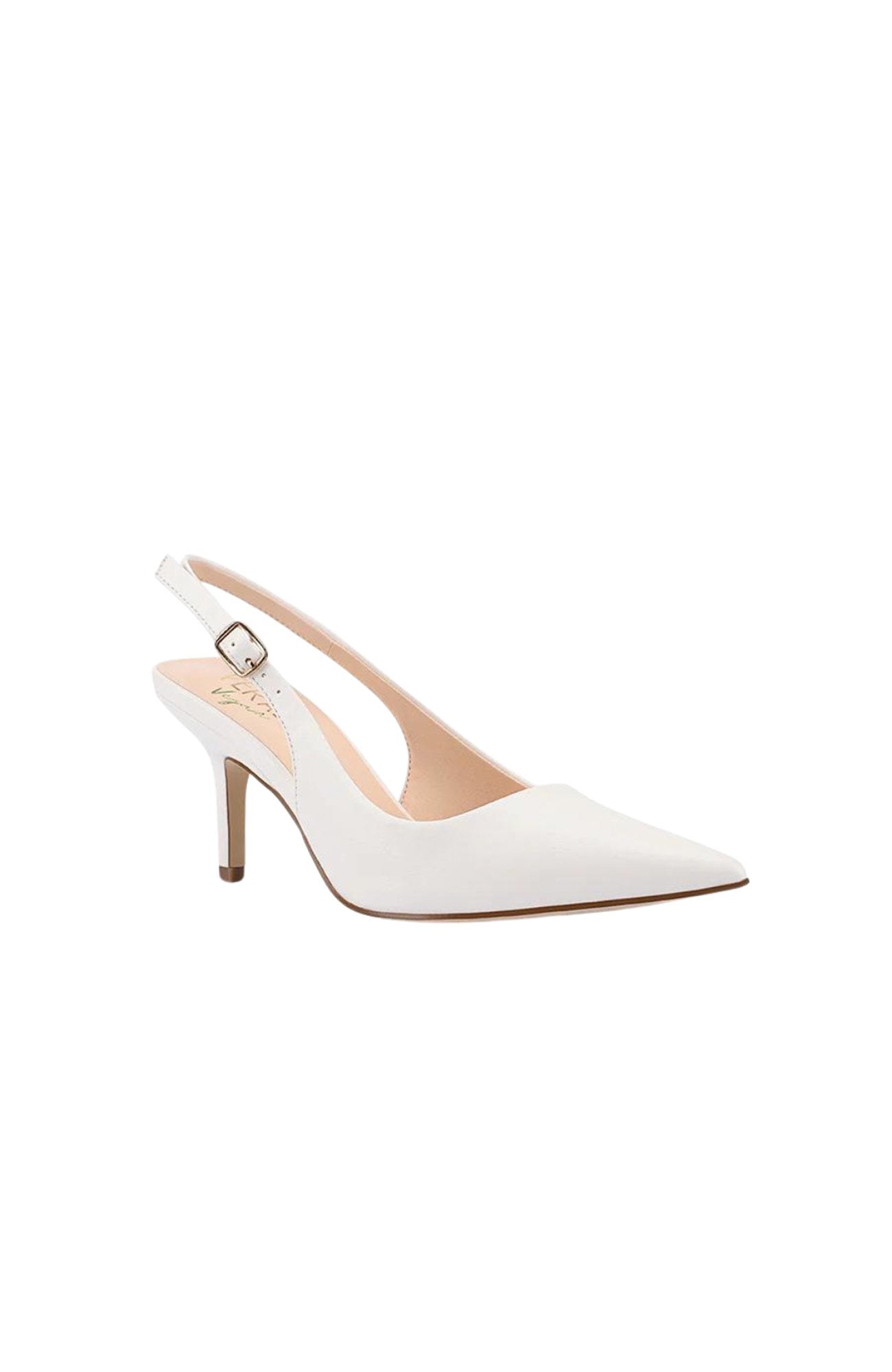 Shayley Slingback Stiletto Chalk White