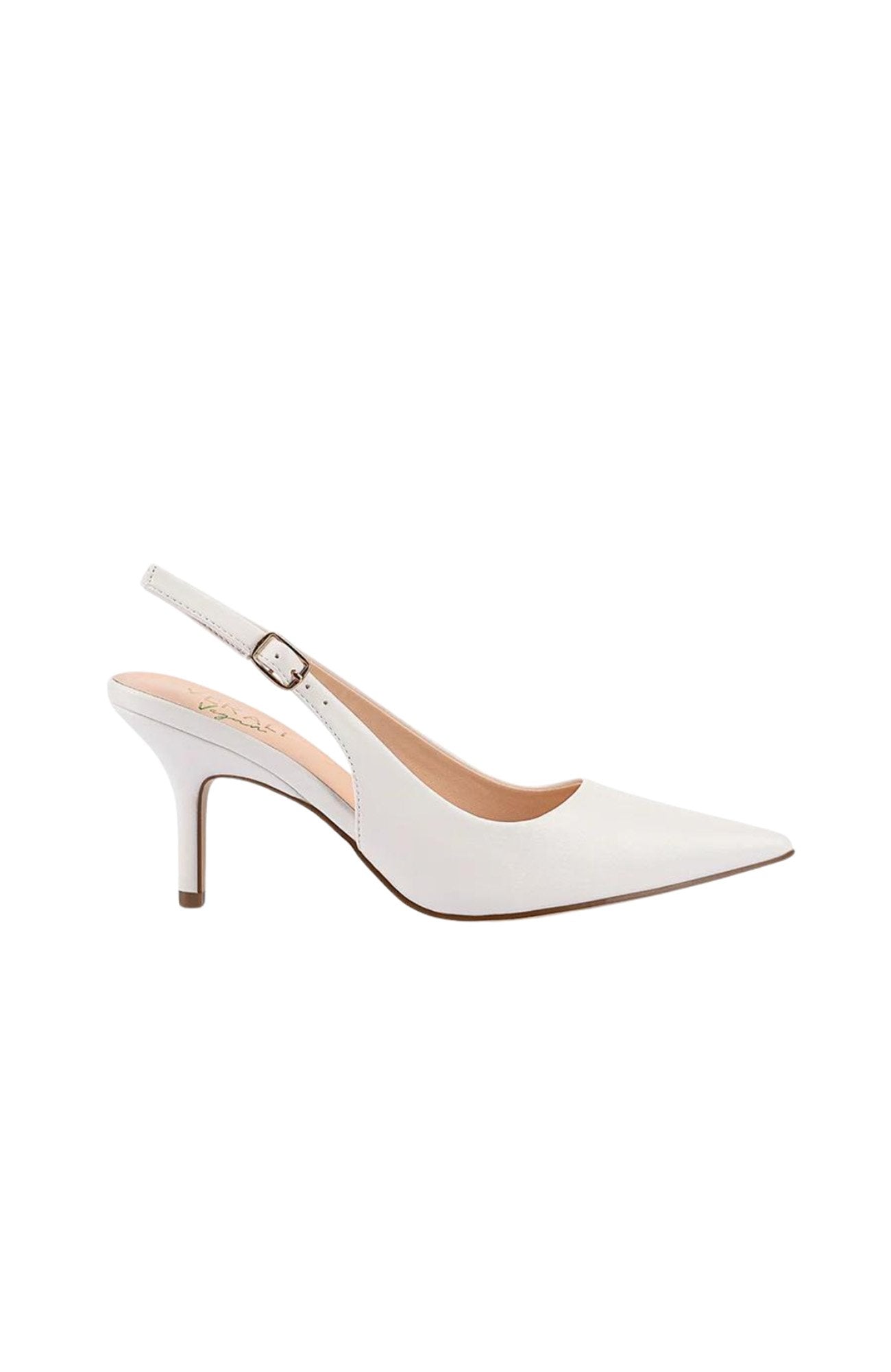 Shayley Slingback Stiletto Chalk White