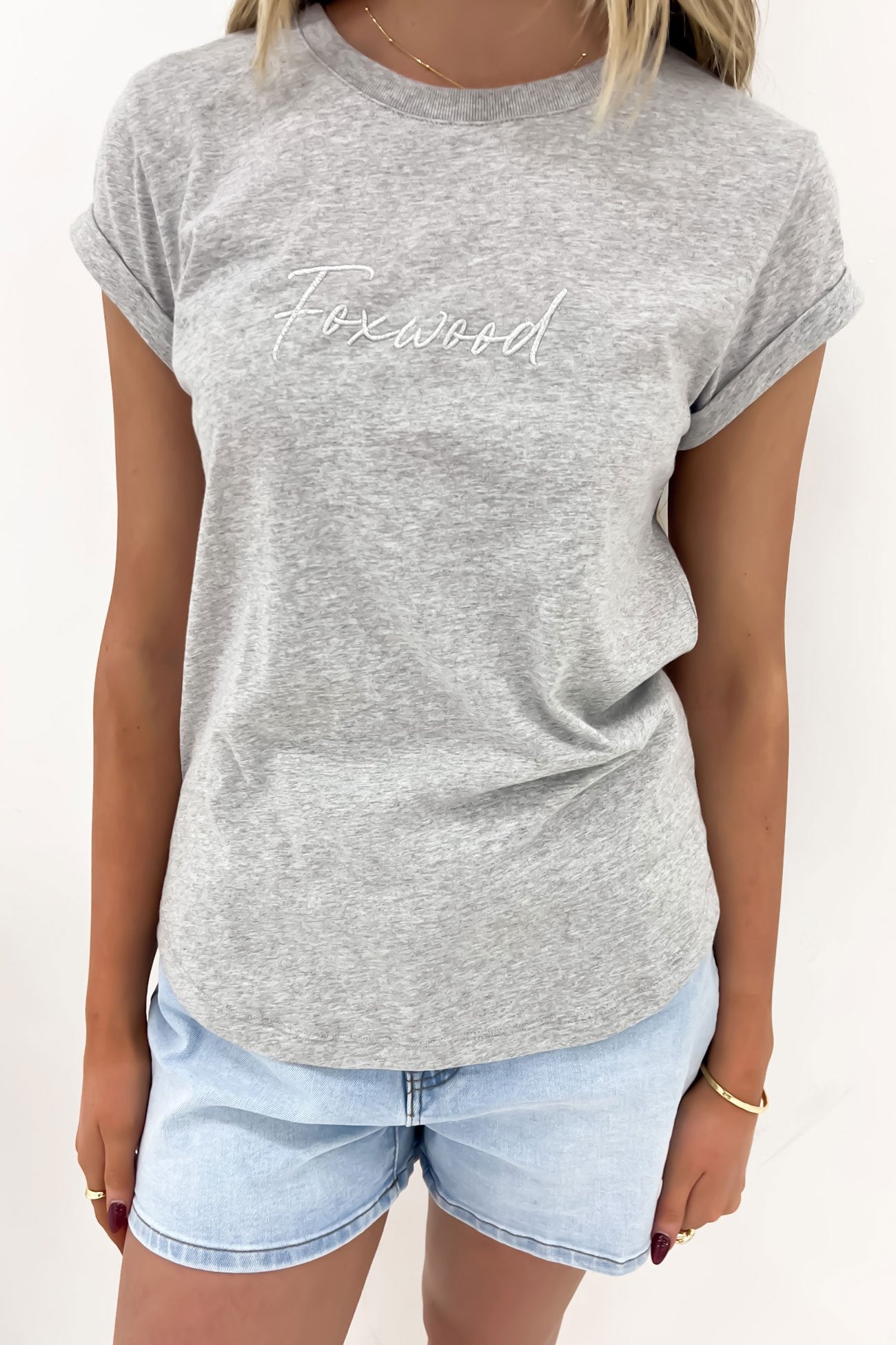 Signature Tee Grey Marle