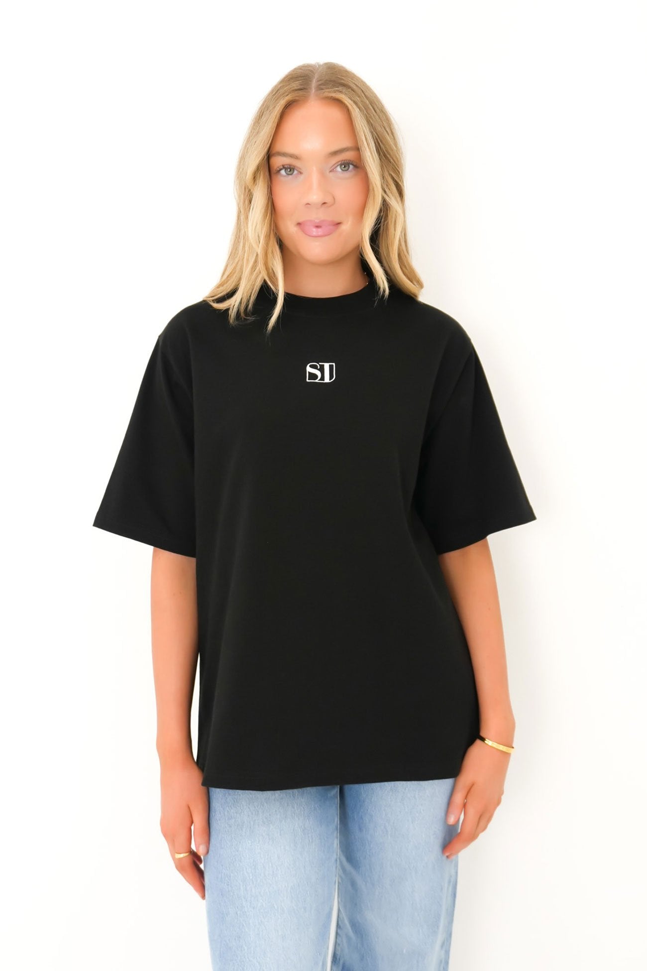 Silent Luxe Tee Black