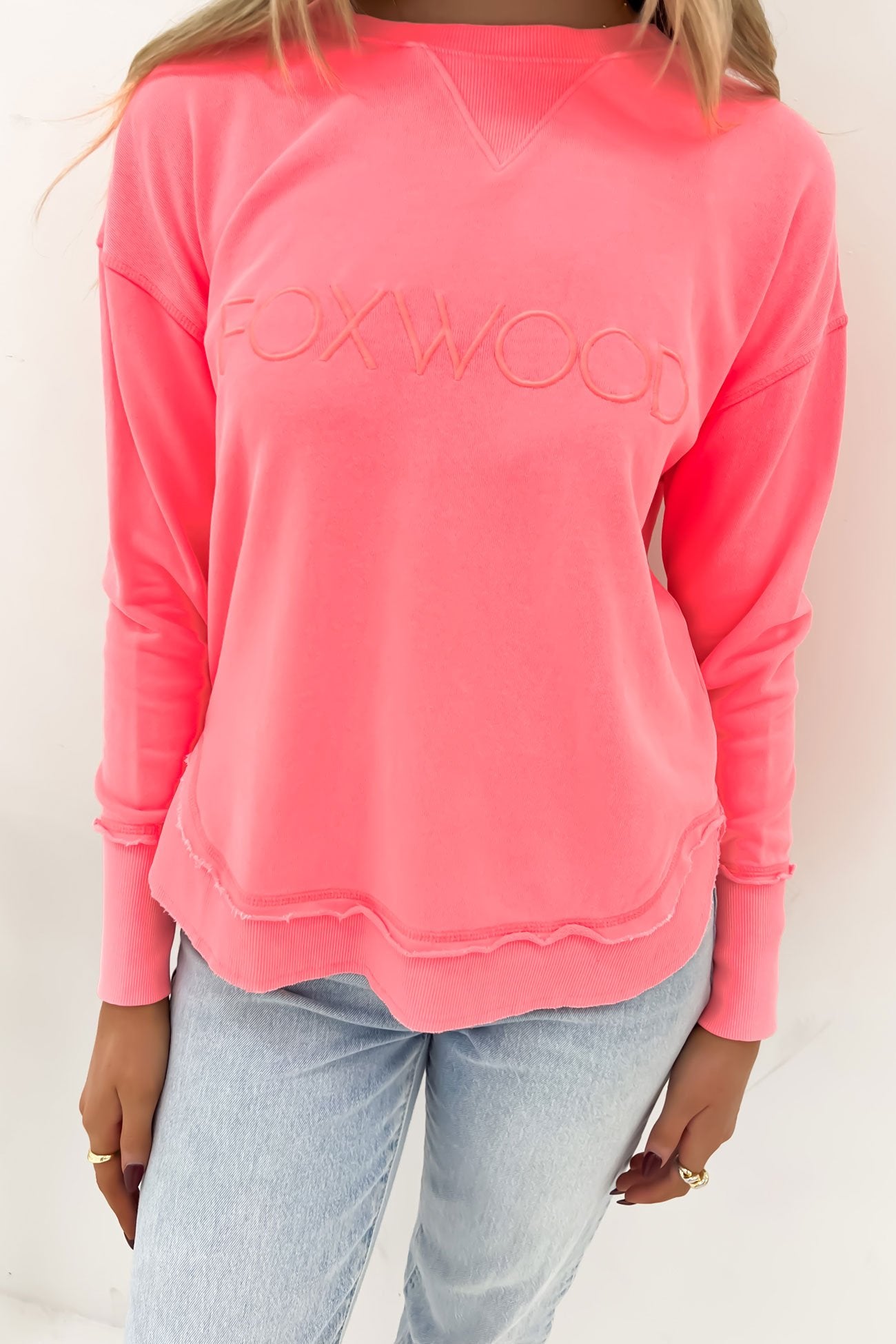 Simplified Crew Neon Pink