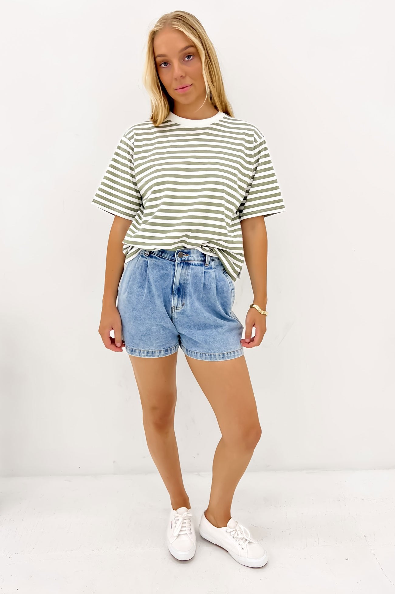 Sophie Tee Palm Stripe