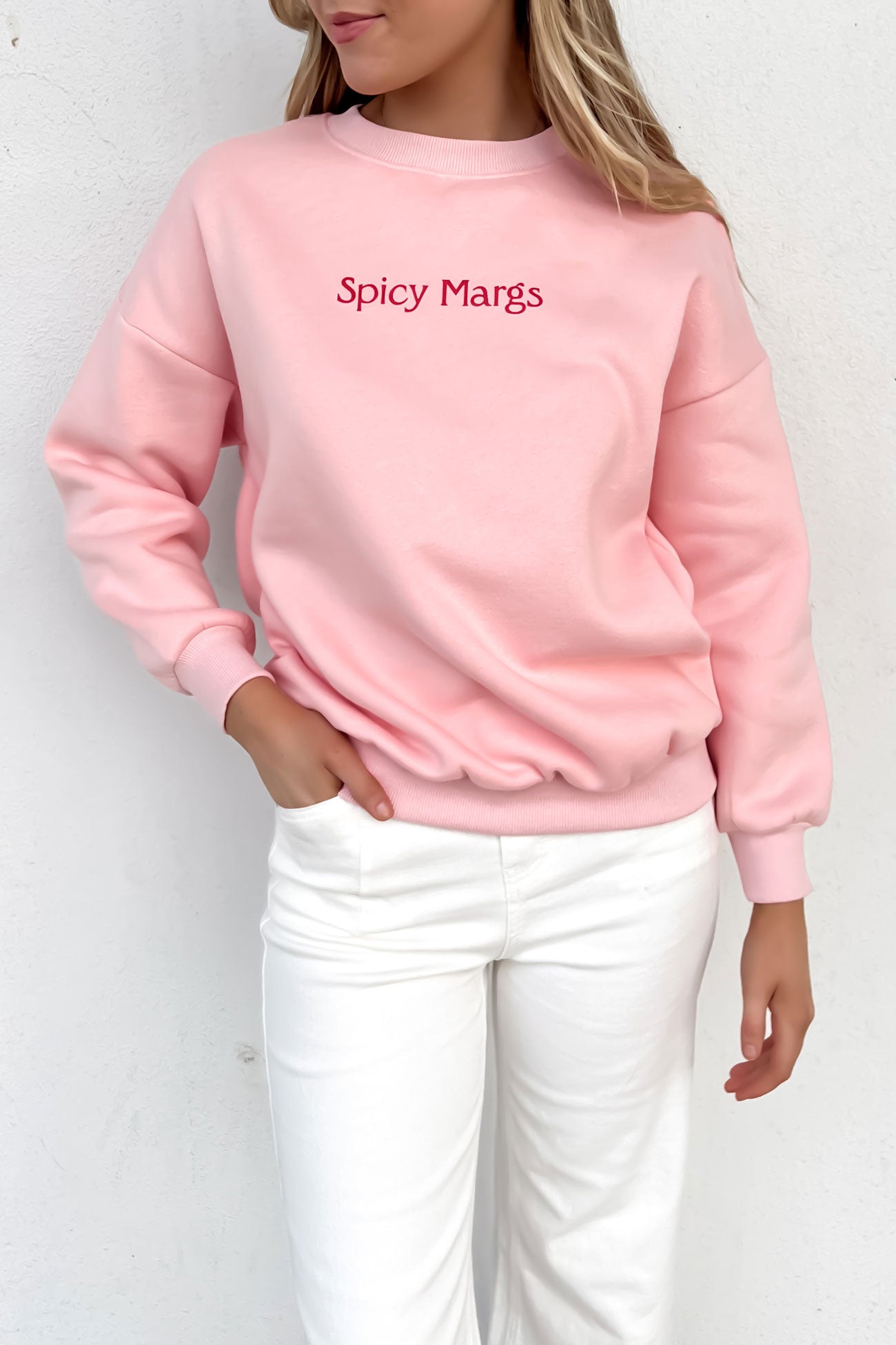 Spicy Margs Crew Pink Red