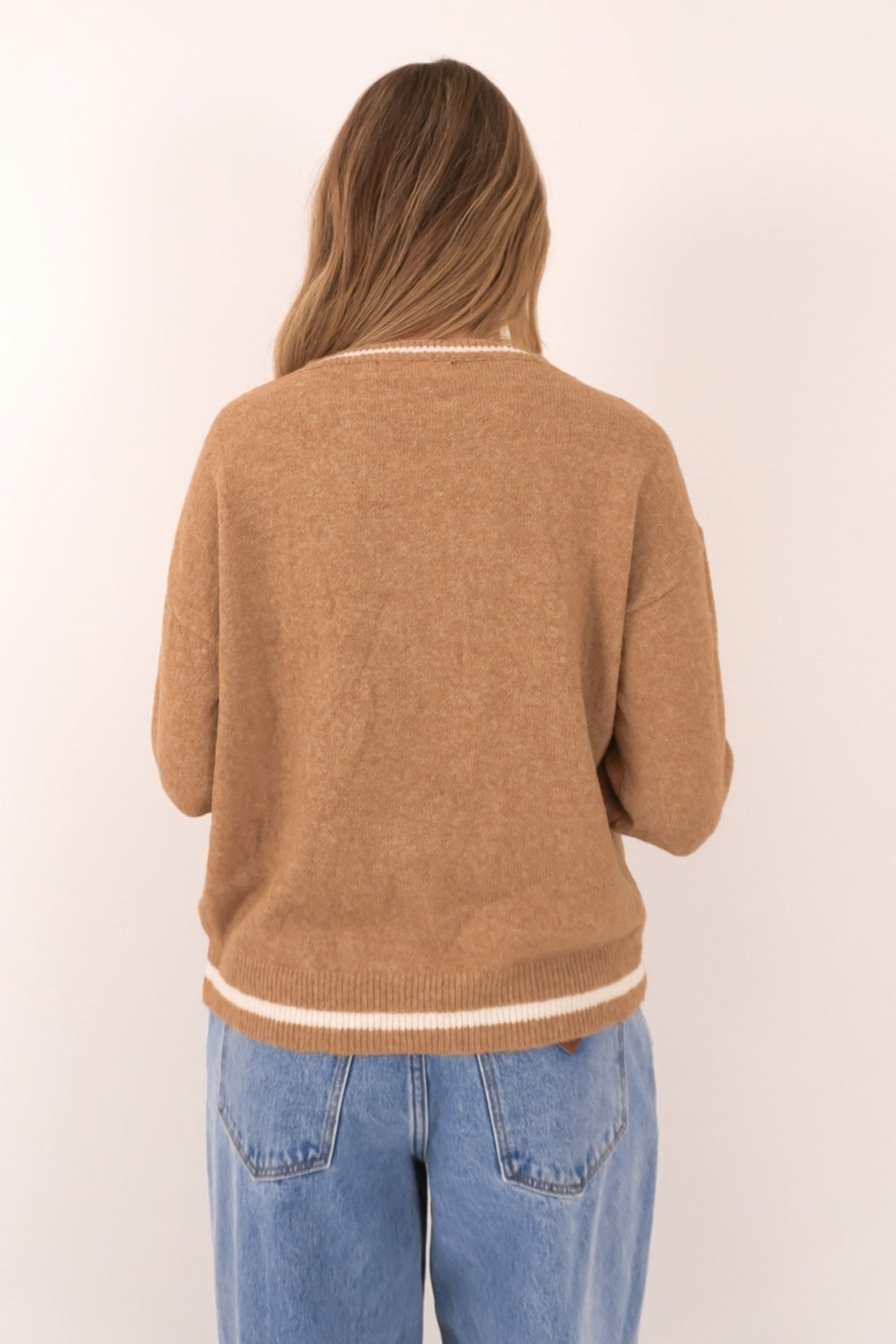 Spicy Margs Knit Jumper Camel