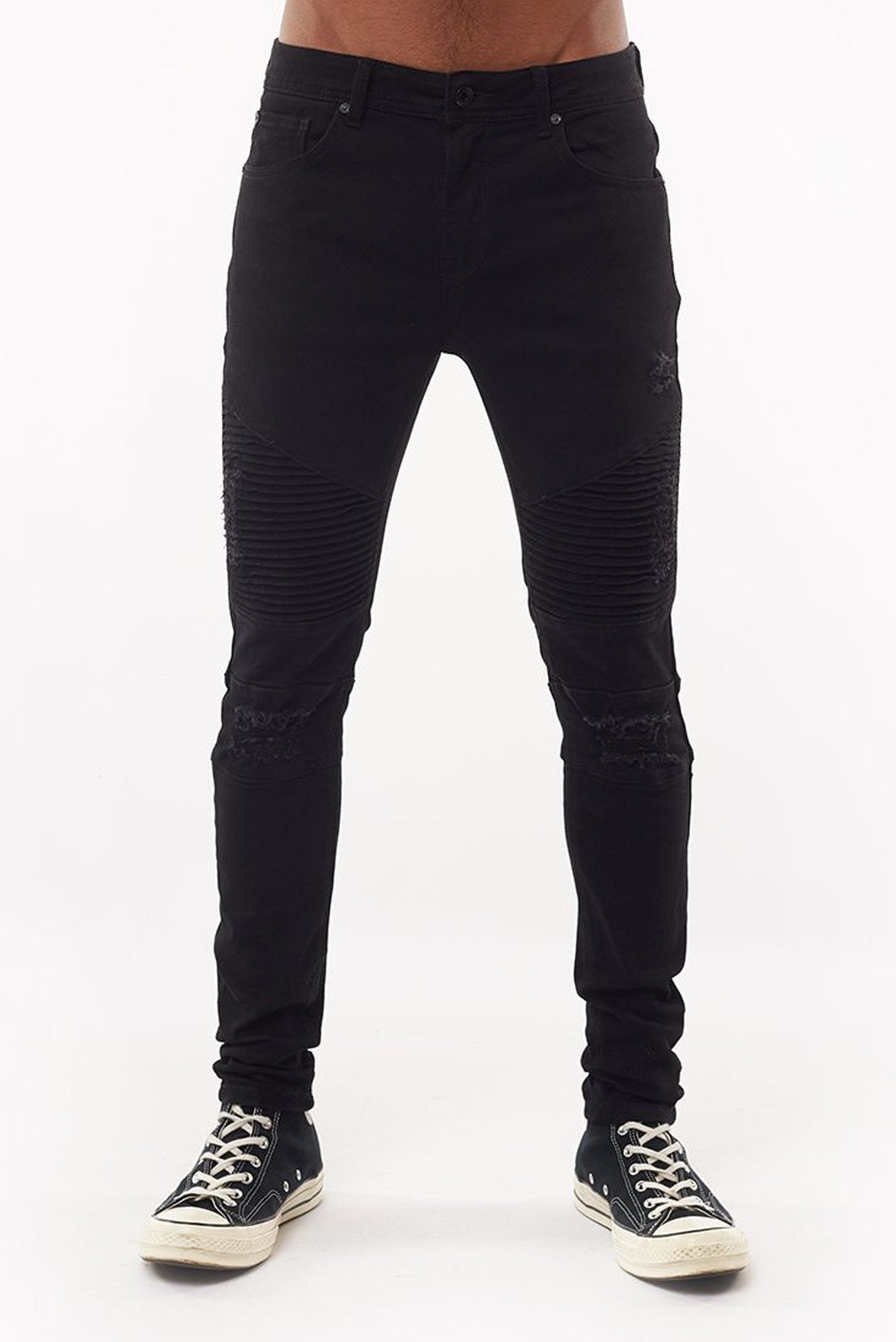 Strung Out Moto Jean Black