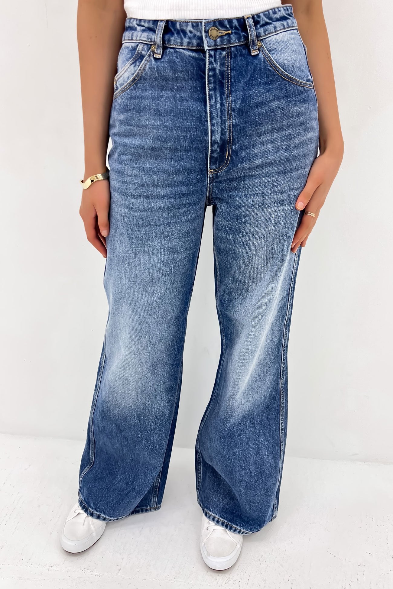 Studio Flare Jean Real Worn