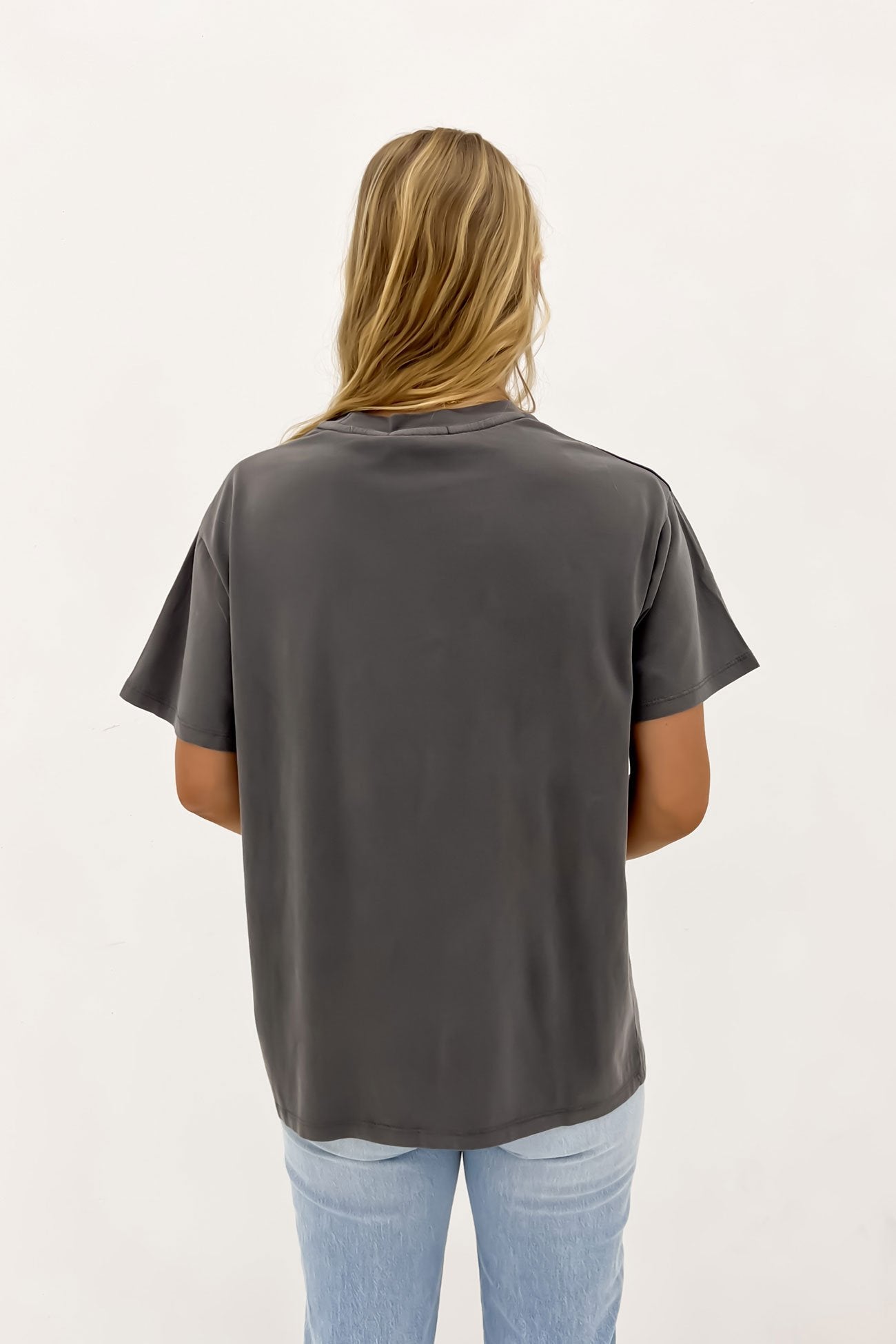 Sunbaked Oversized Tee Charcoal