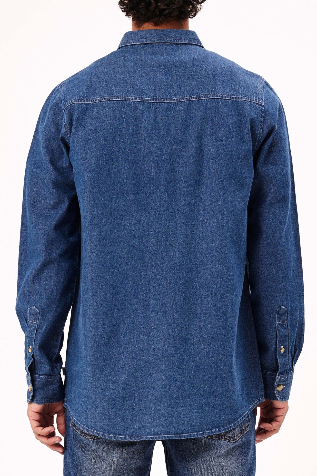 Sunset Denim Shirt Blue