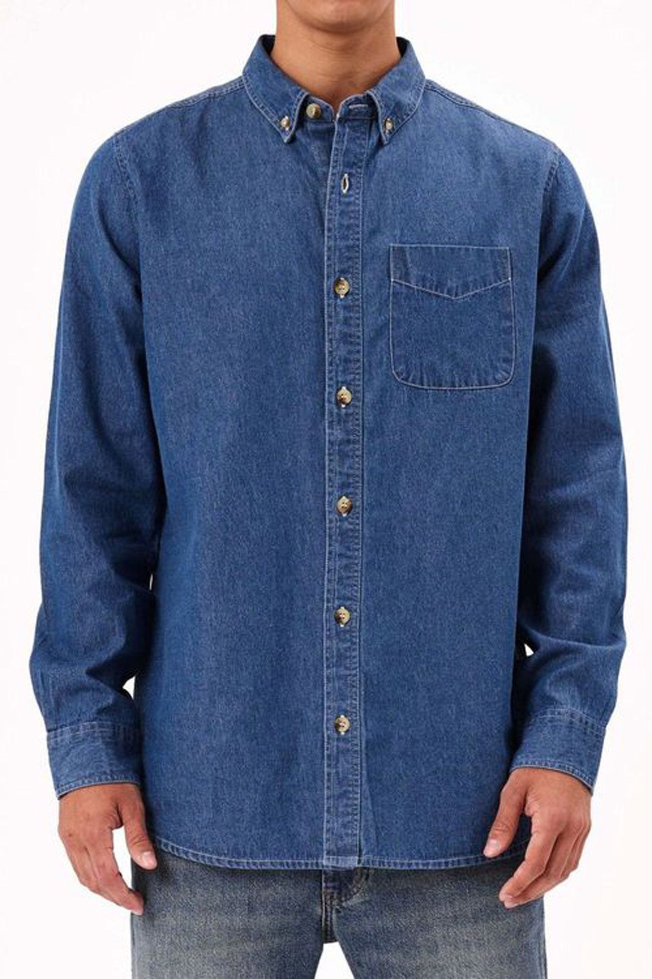 Sunset Denim Shirt Blue