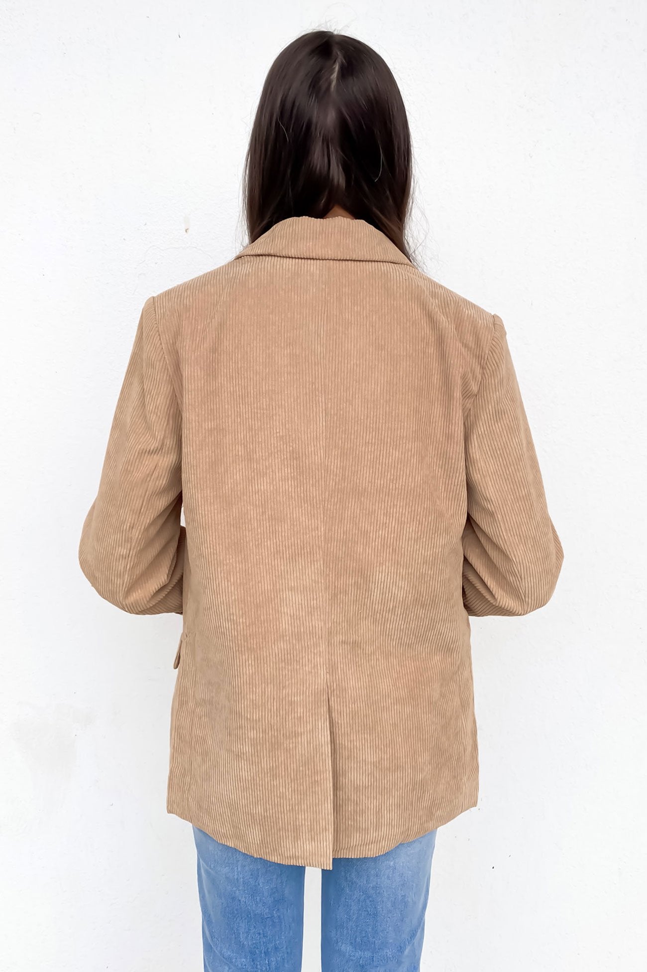 Taleah Cord Blazer Beige