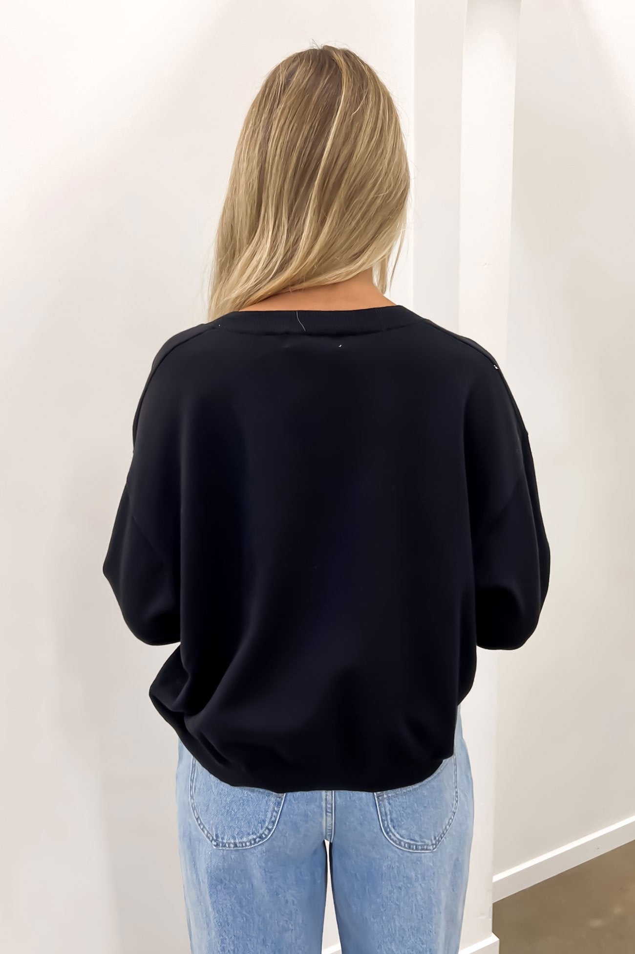 Tasmin V Neck Sweater Black