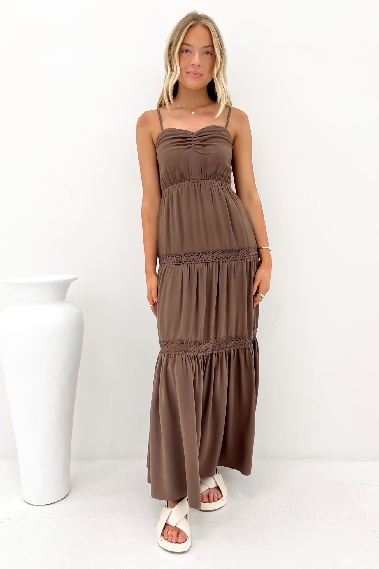 Toledo Maxi Dress Brown