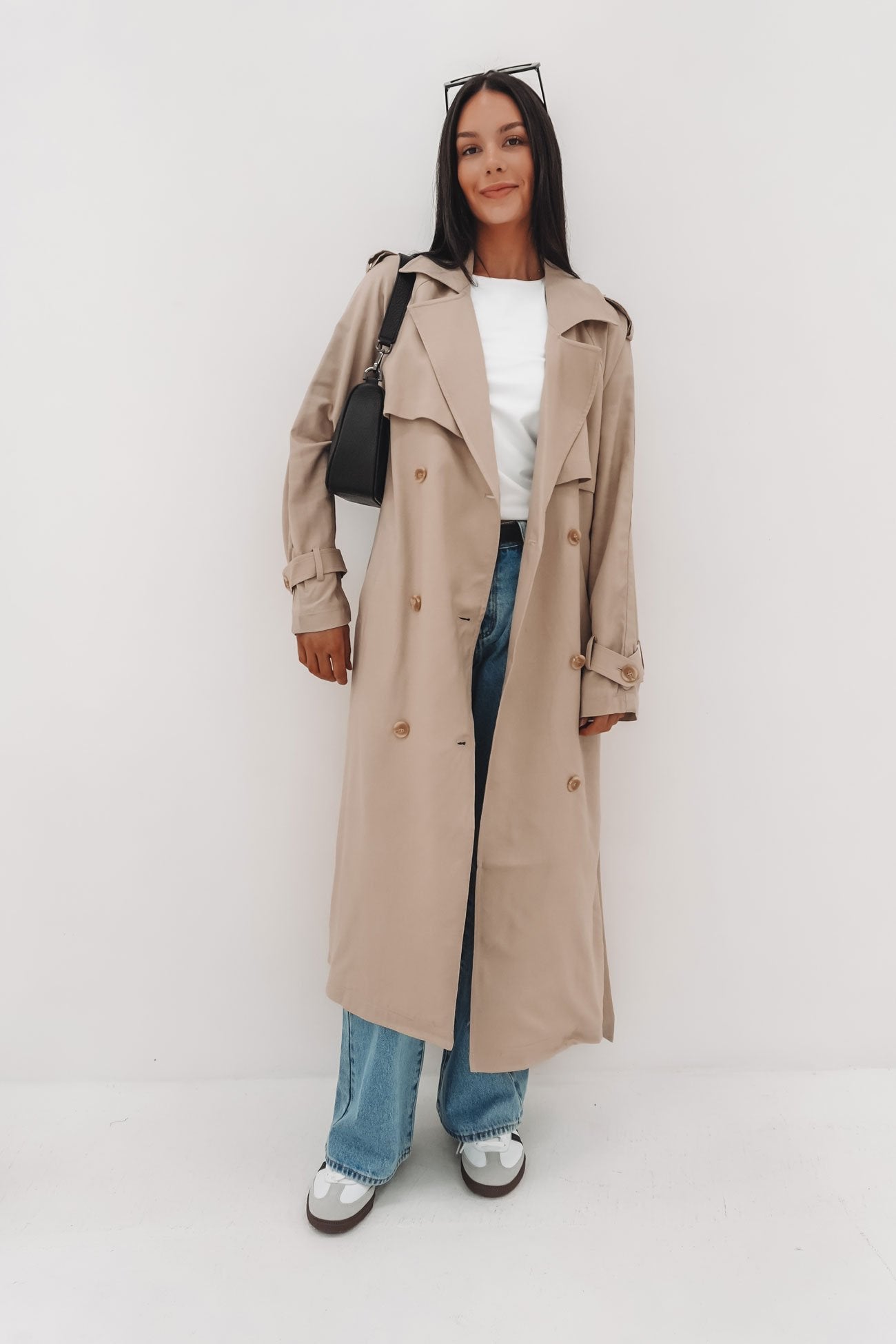 Toledo Trench Coat Bone