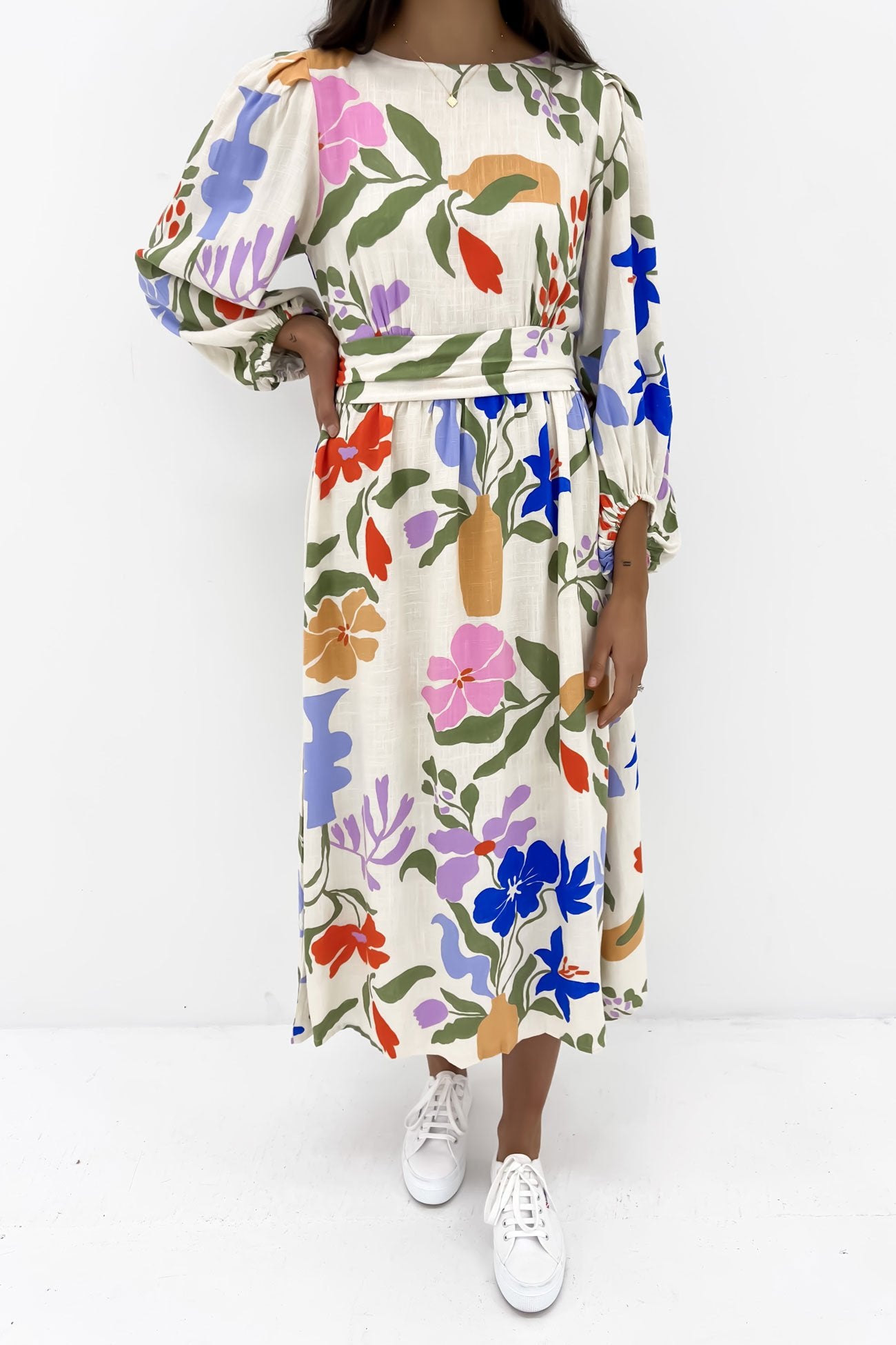 Travis Midi Dress Moorea