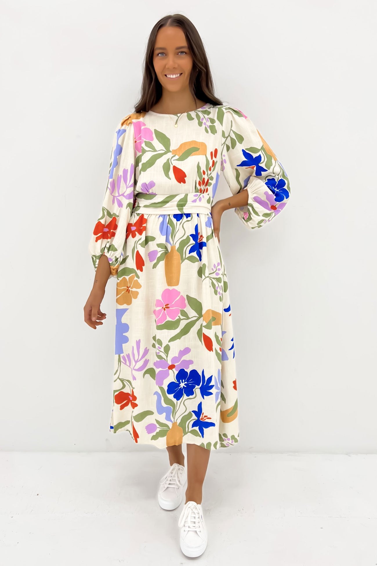 Travis Midi Dress Moorea