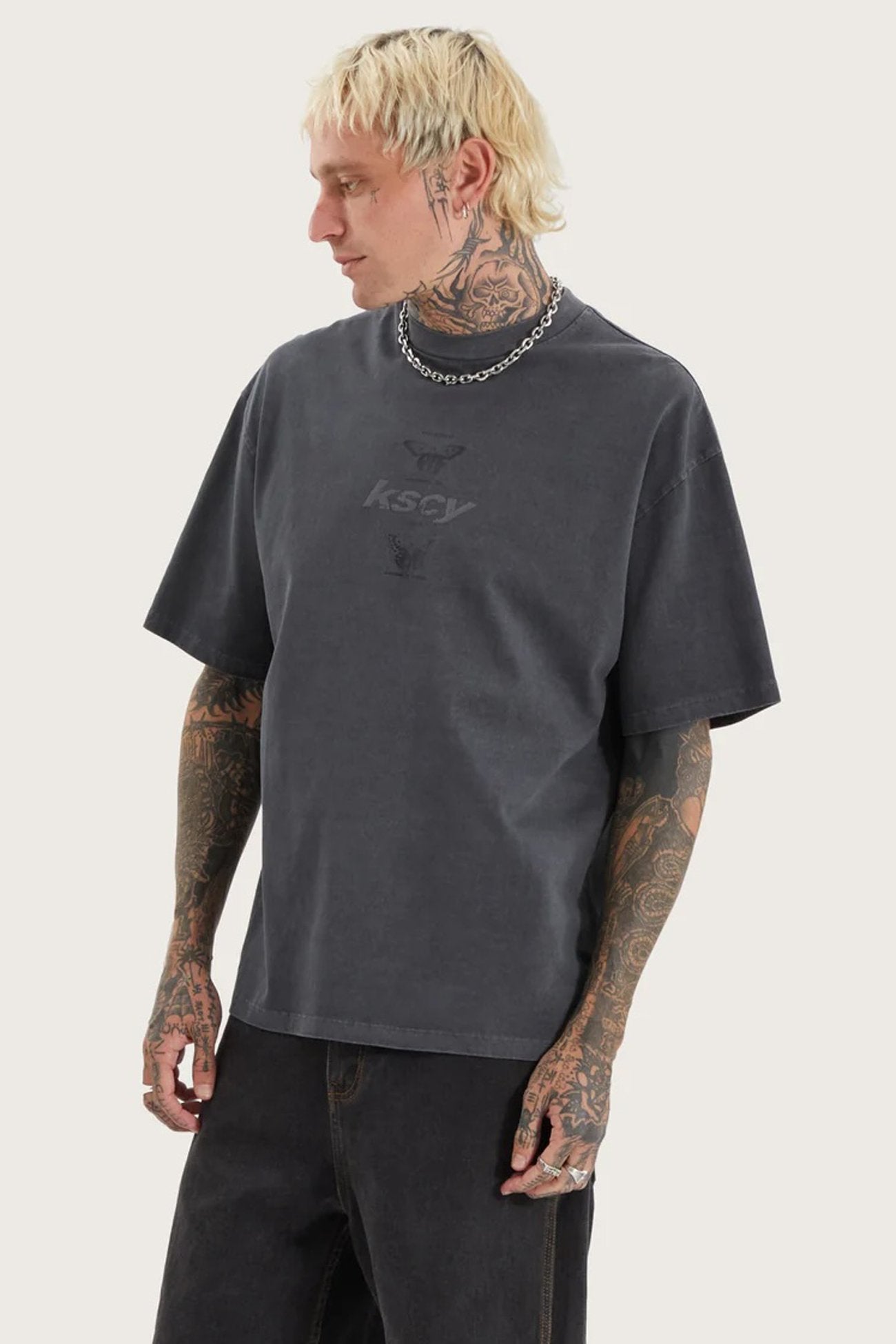 Tretio Street Tee Pigment Asphalt