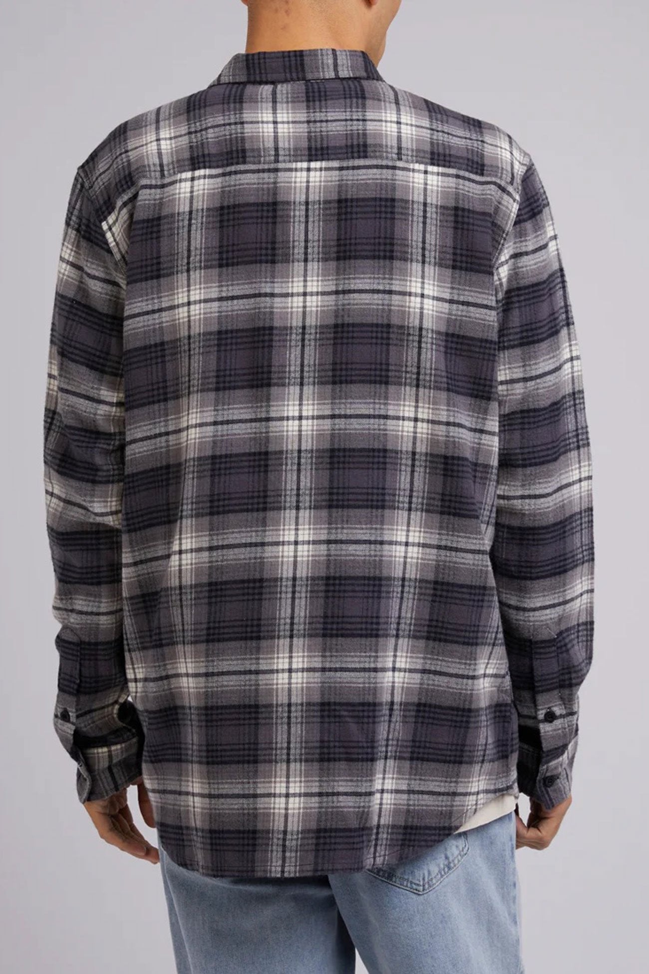 Tuned Check Shirt Black