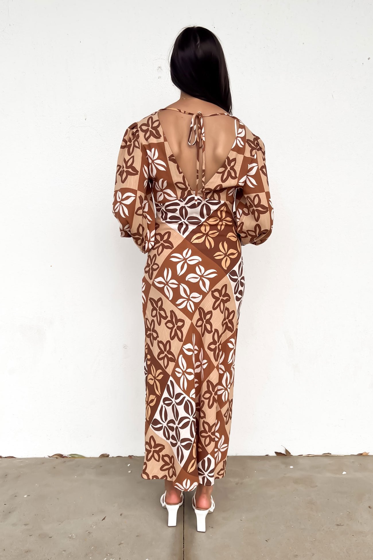 Tylah Maxi Dress Brown Milan