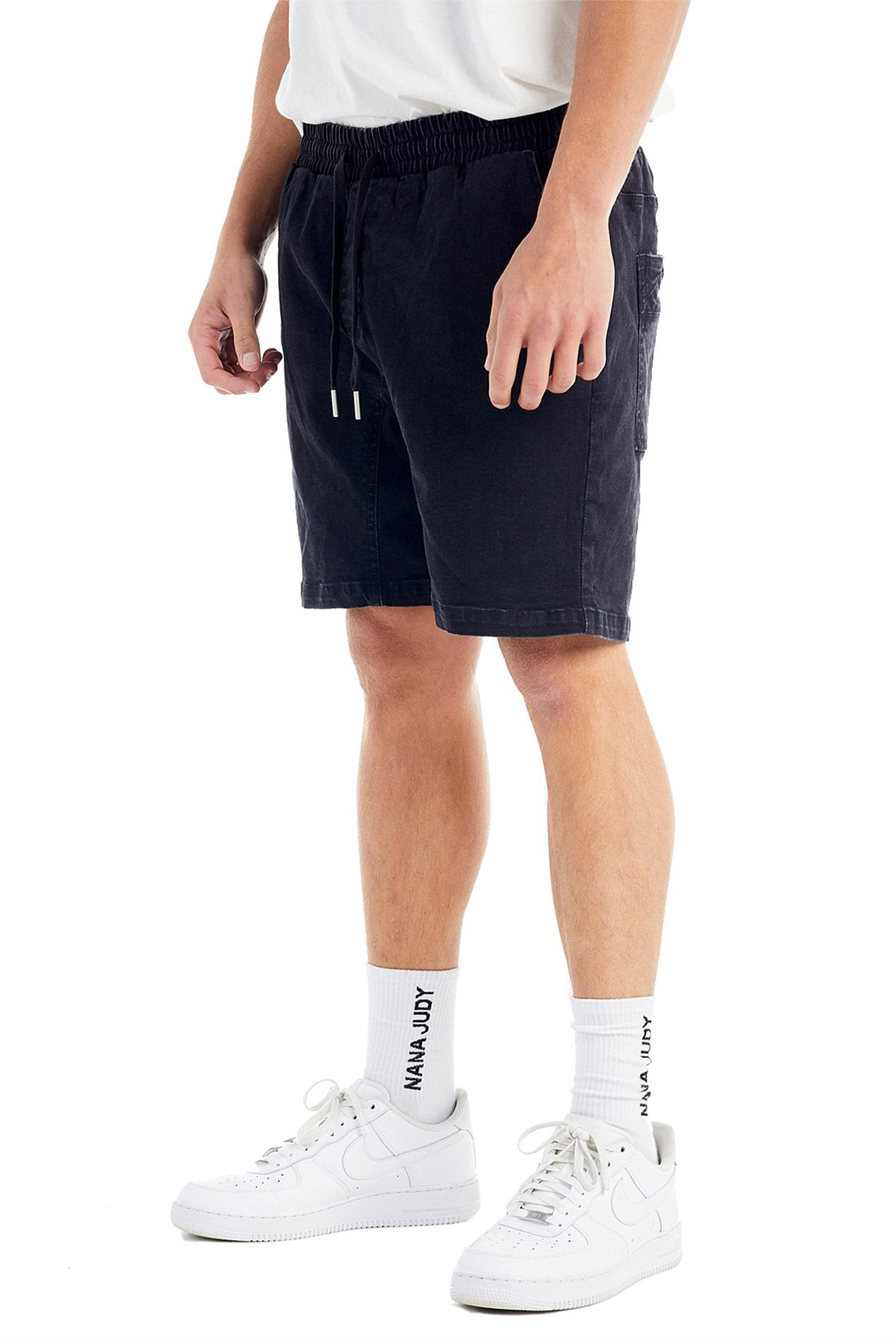 Union Jogger Short Black Stone