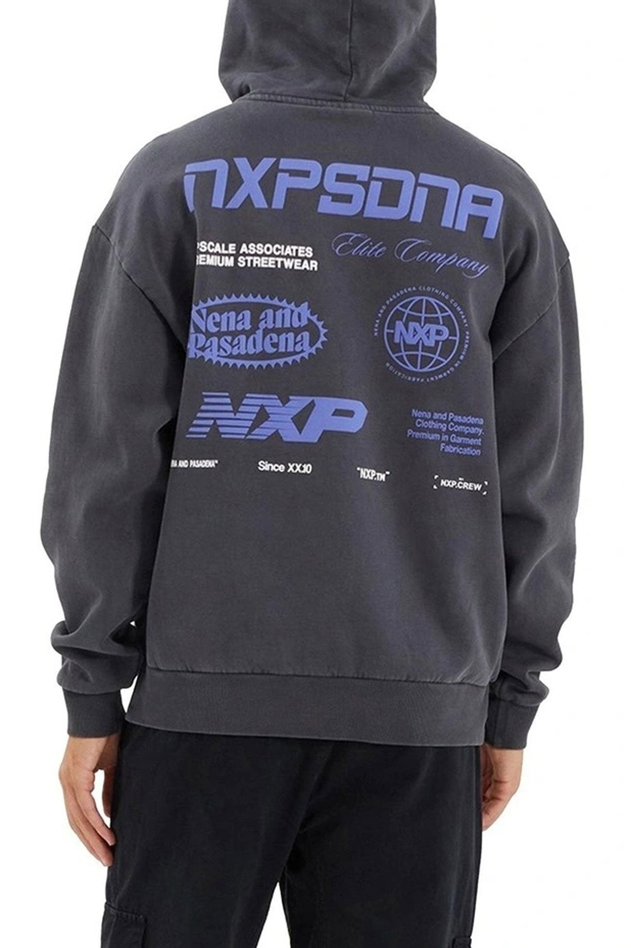 Upscale Box Fit Hoodie Pigment Asphalt