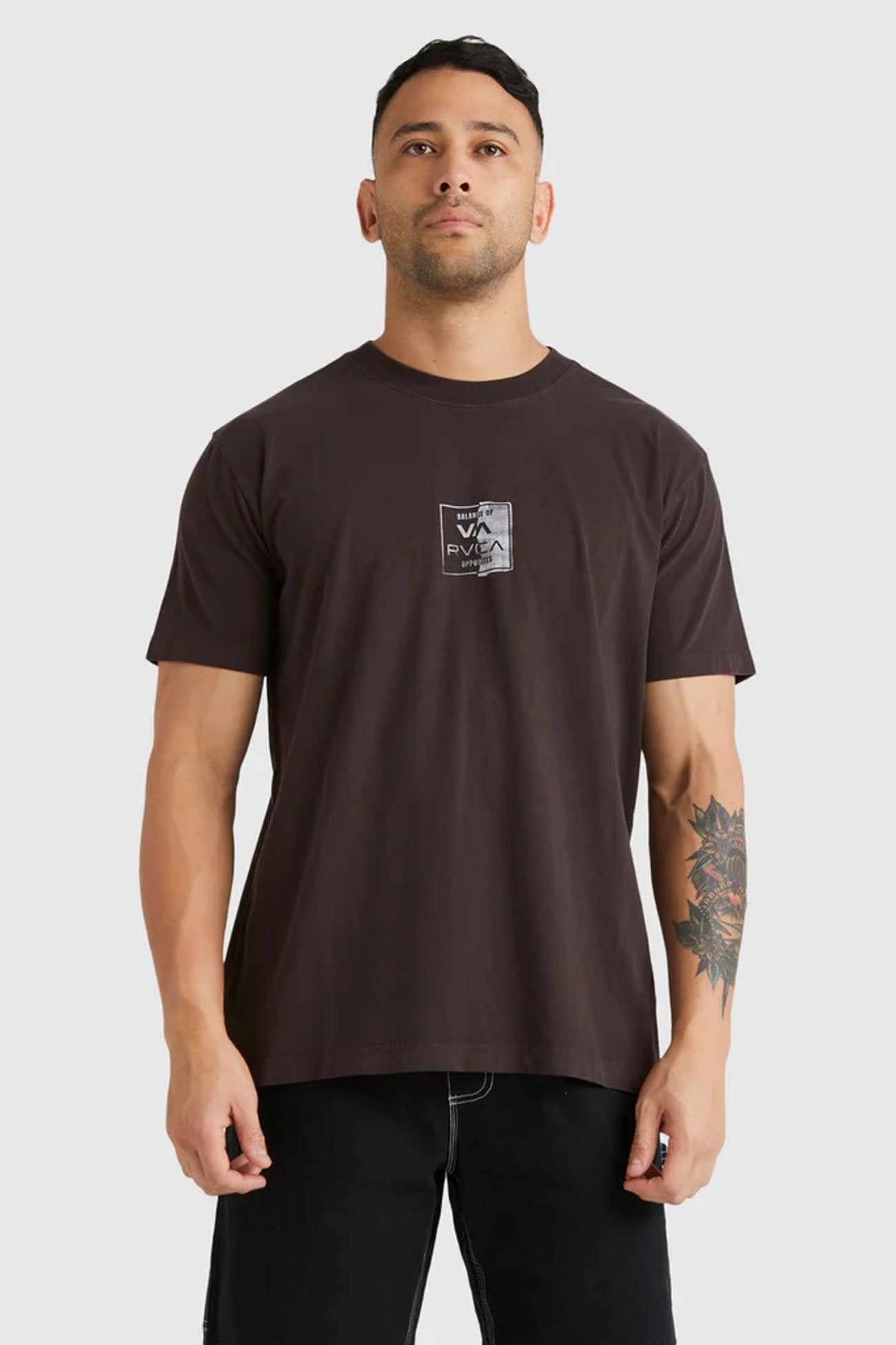 VA Torn Short Sleeve Tee Chocolate Torte