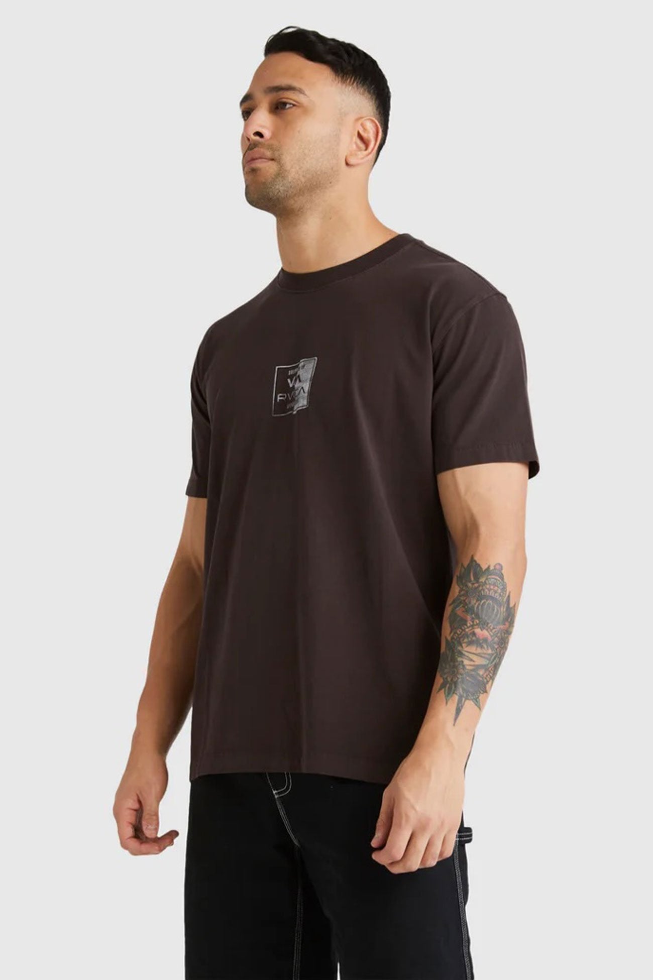 VA Torn Short Sleeve Tee Chocolate Torte