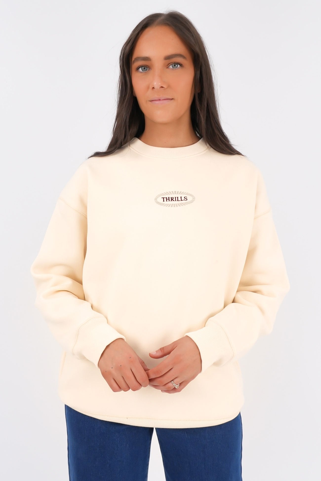 Vanished Slouch Crew Heritage White