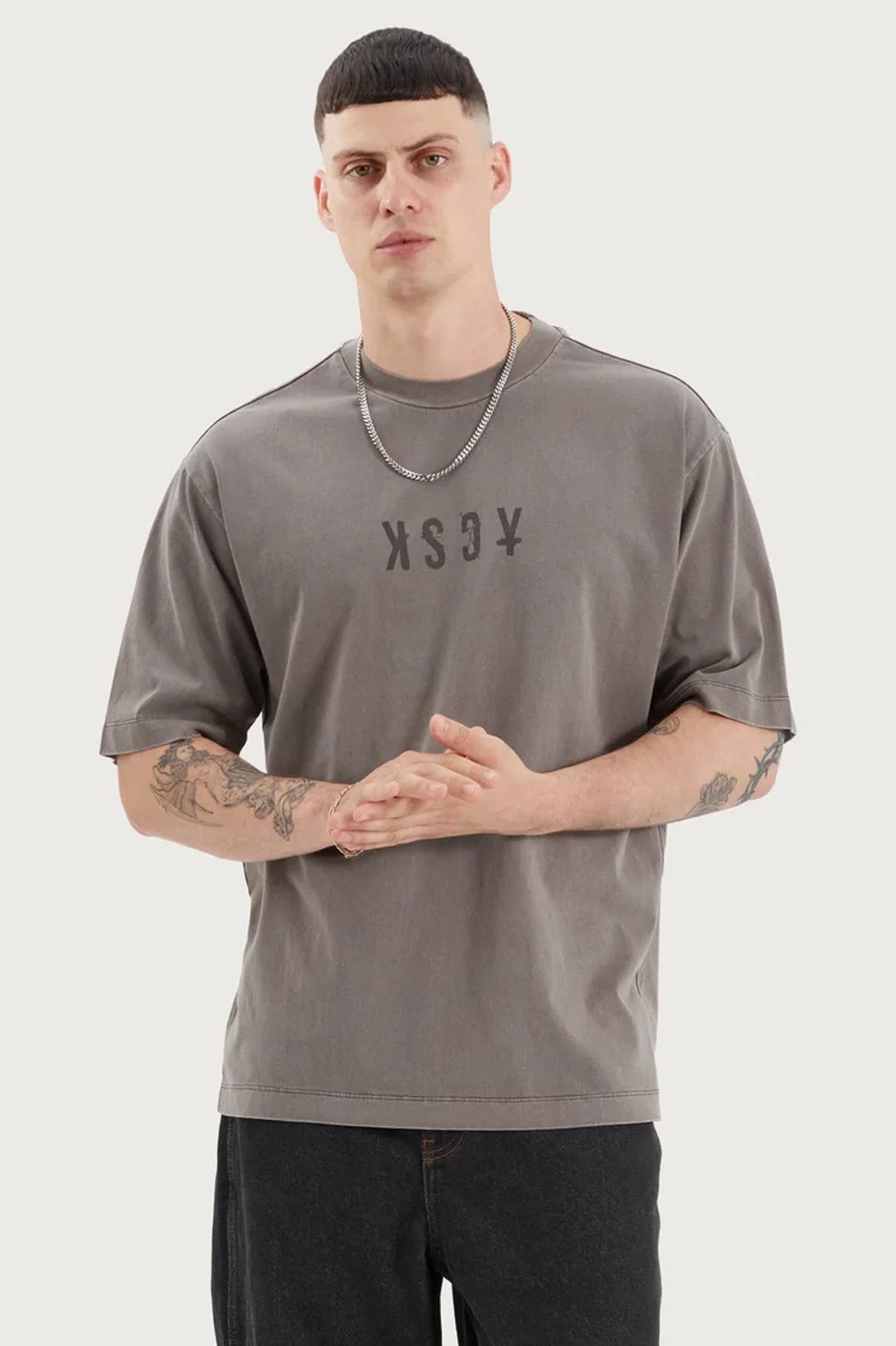 West Oversized Tee Pigment Iron