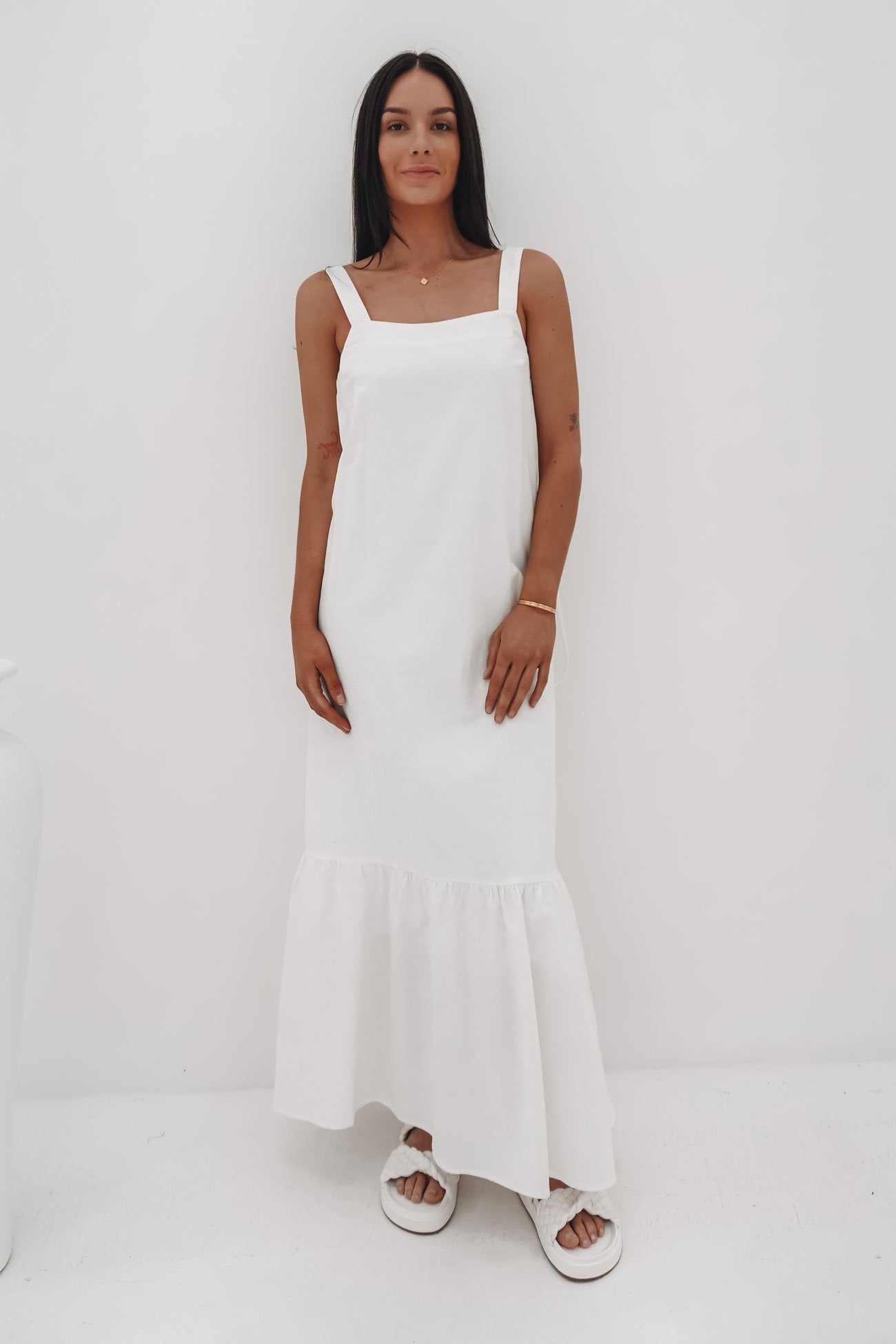 Willa Maxi Dress White