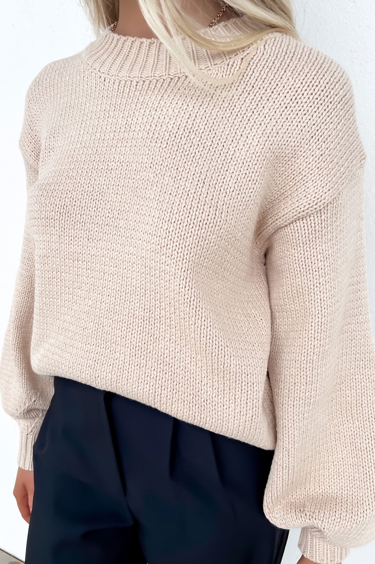 William Knit Beige