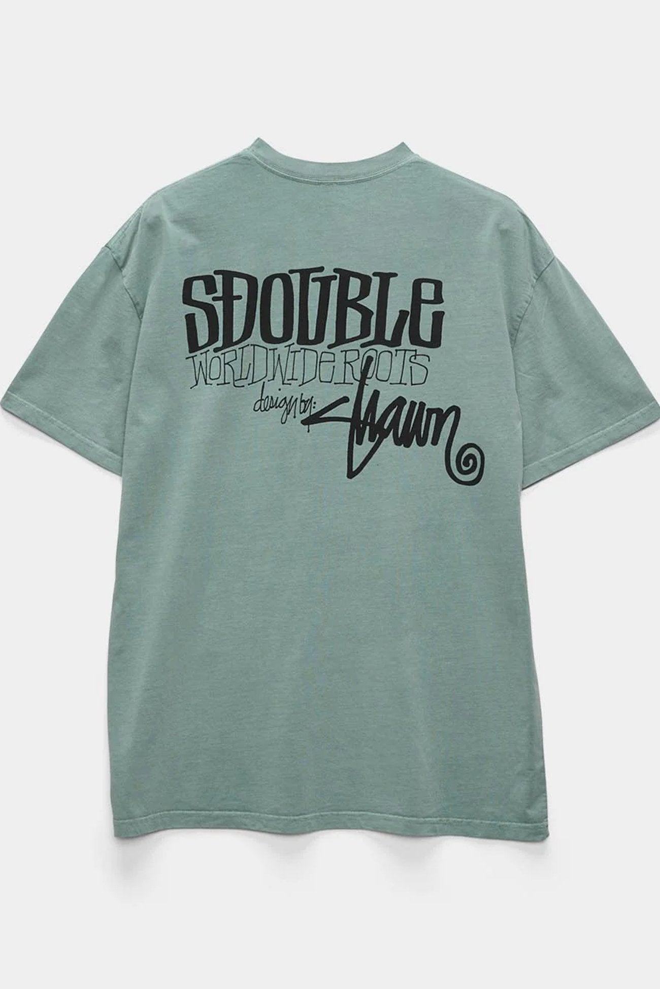 World Wide Roots Tee Washed Sage