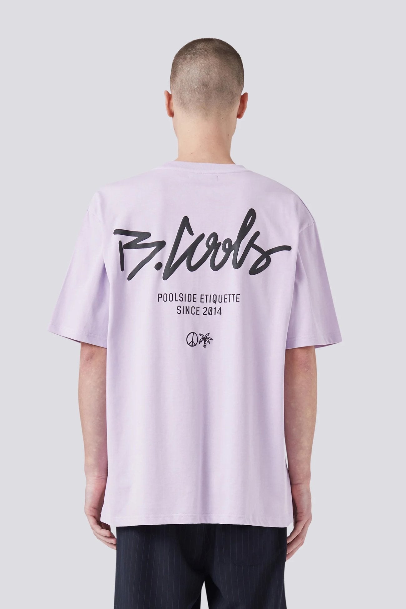 YC Tee Sky Faded Lilac