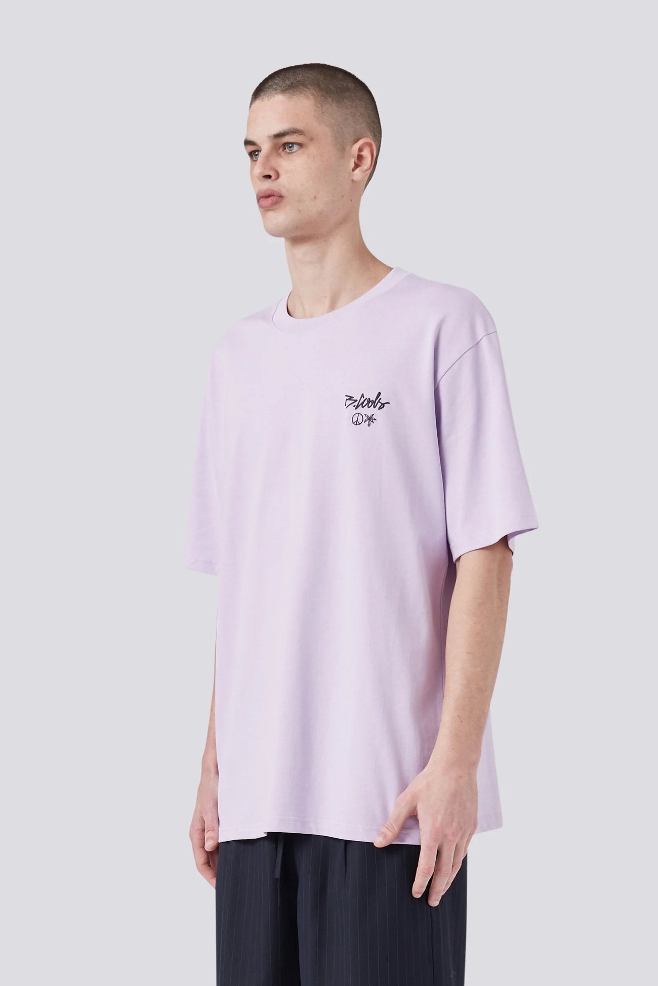 YC Tee Sky Faded Lilac