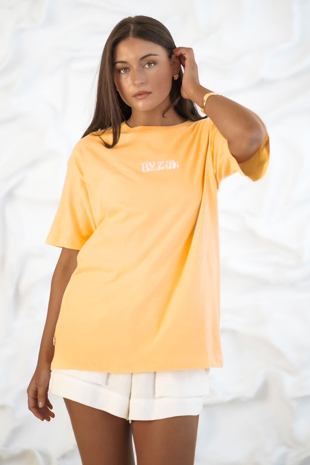 ZAH ZAH Logo Tee Yellow