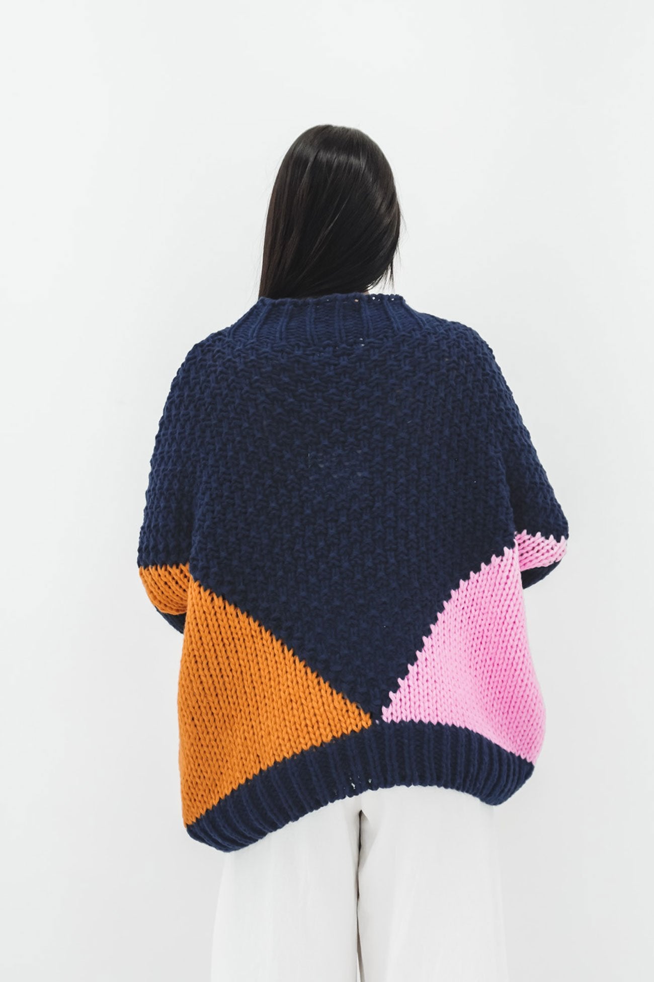 Zack Knit Navy Multi