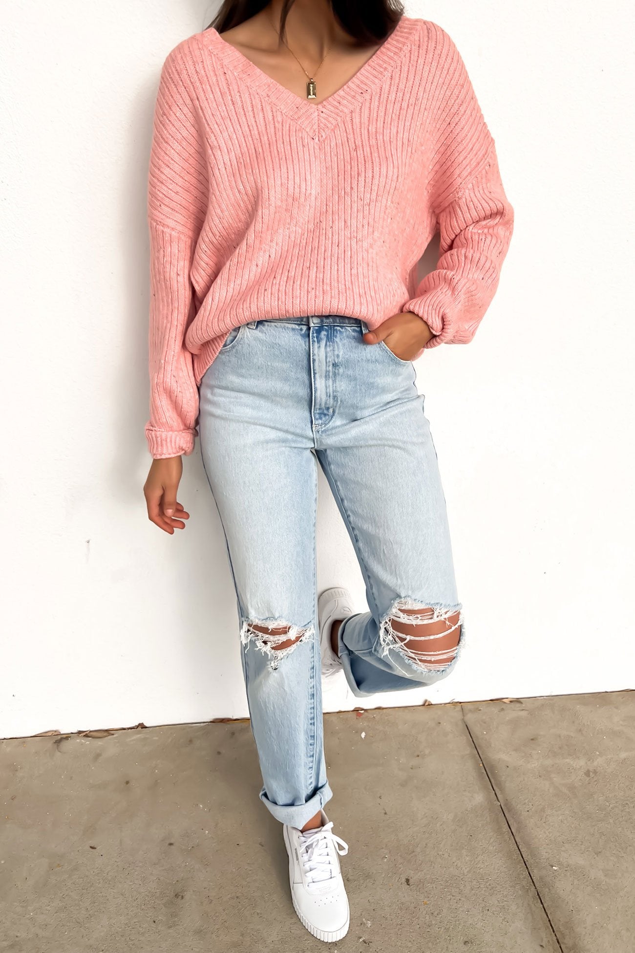 Zhuri Knit Pink