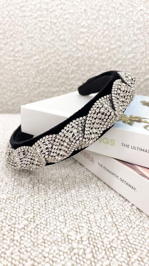 Marni Headband Black Silver