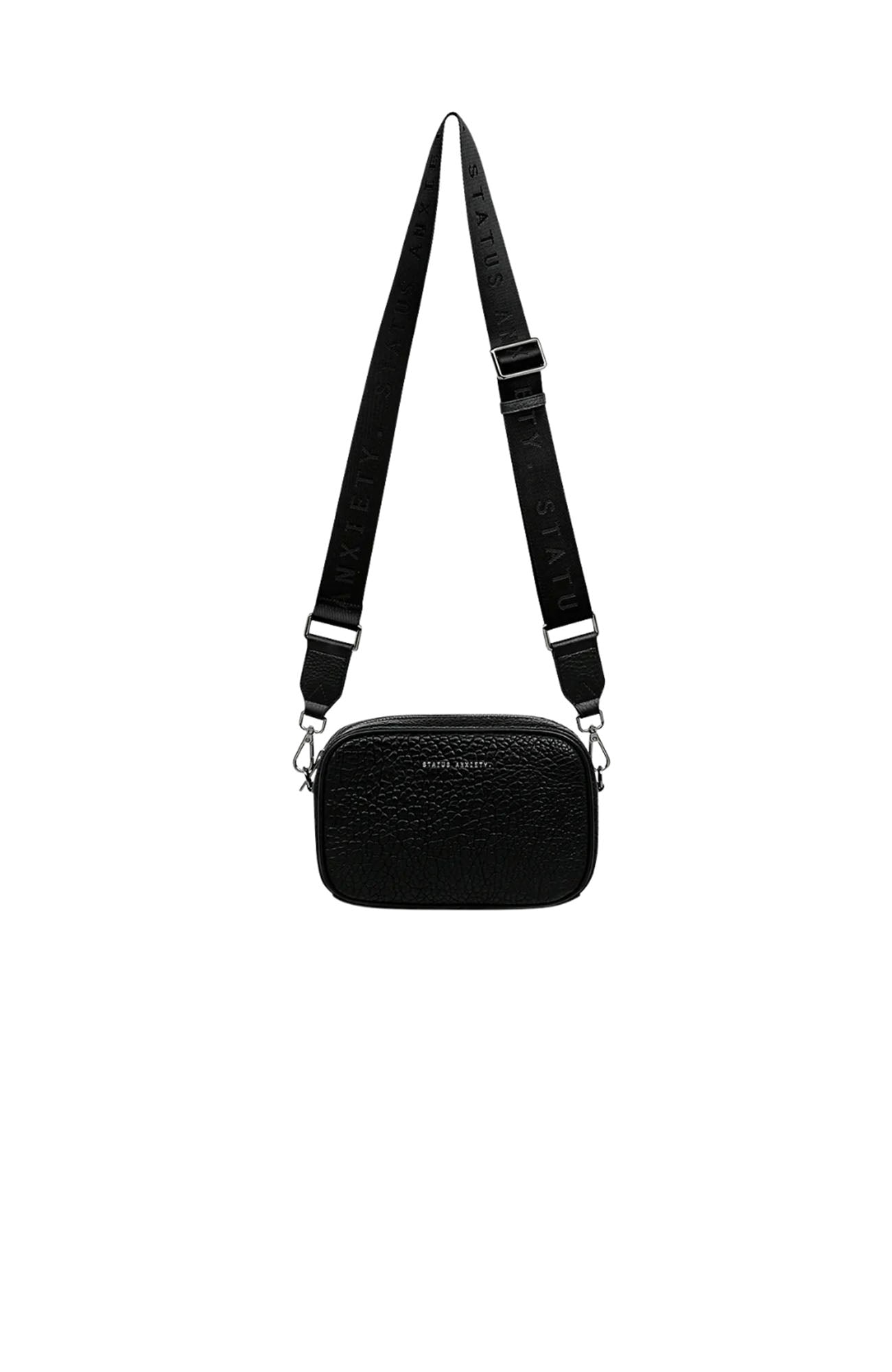 Plunder With Webbed Strap Black Bubble