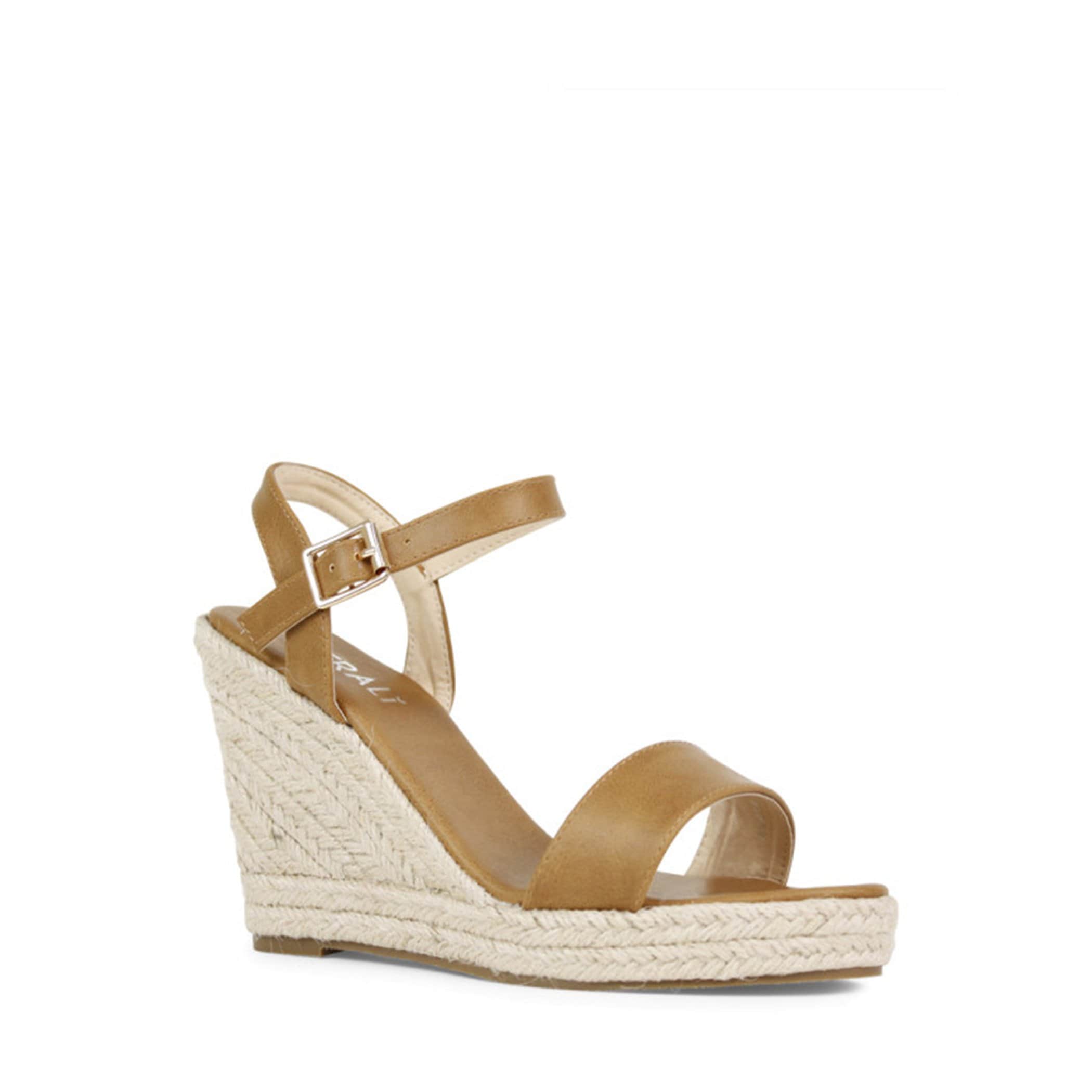 Amaya Wedge Tan Smooth