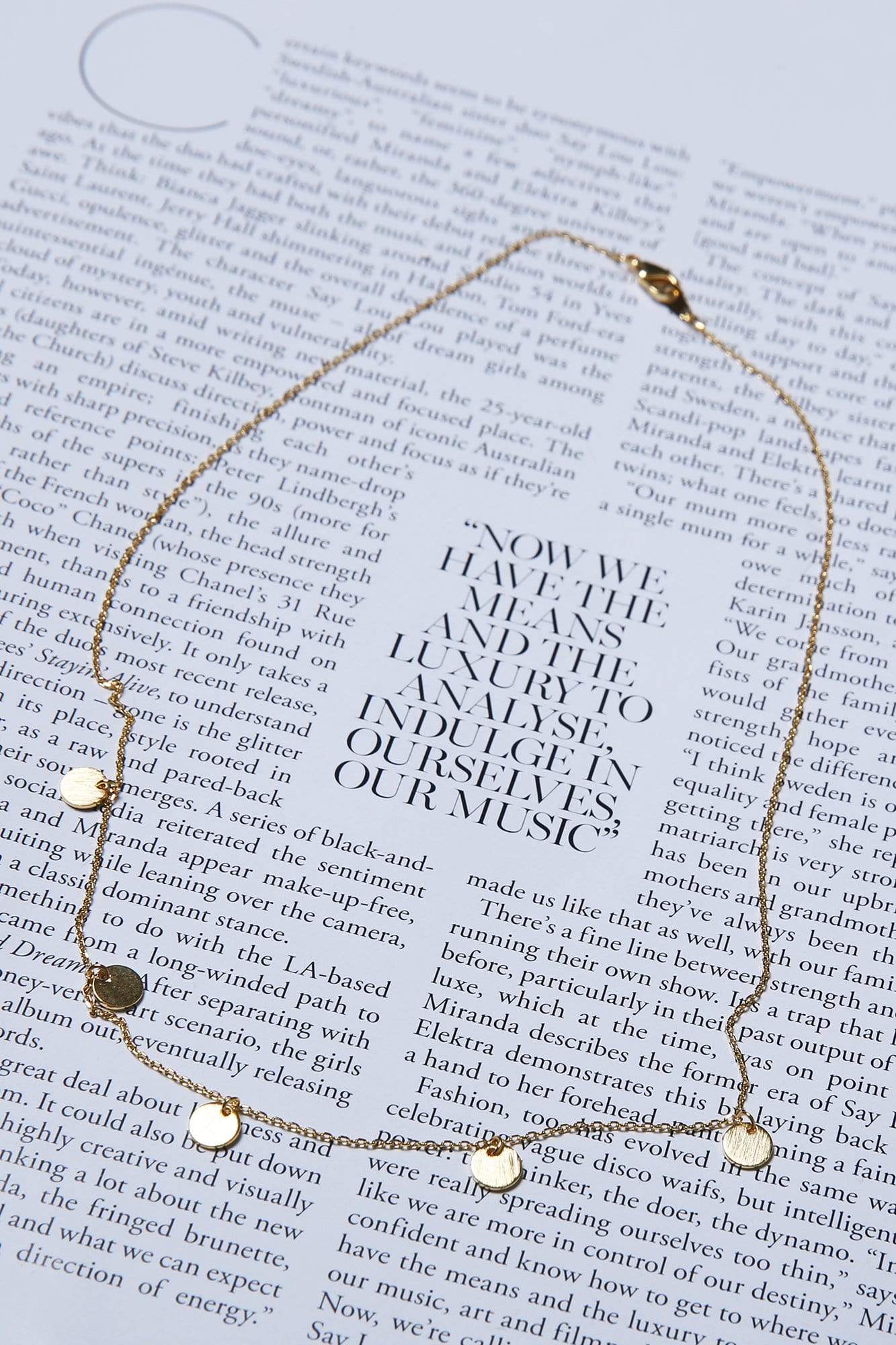 Charlotte Necklace Gold