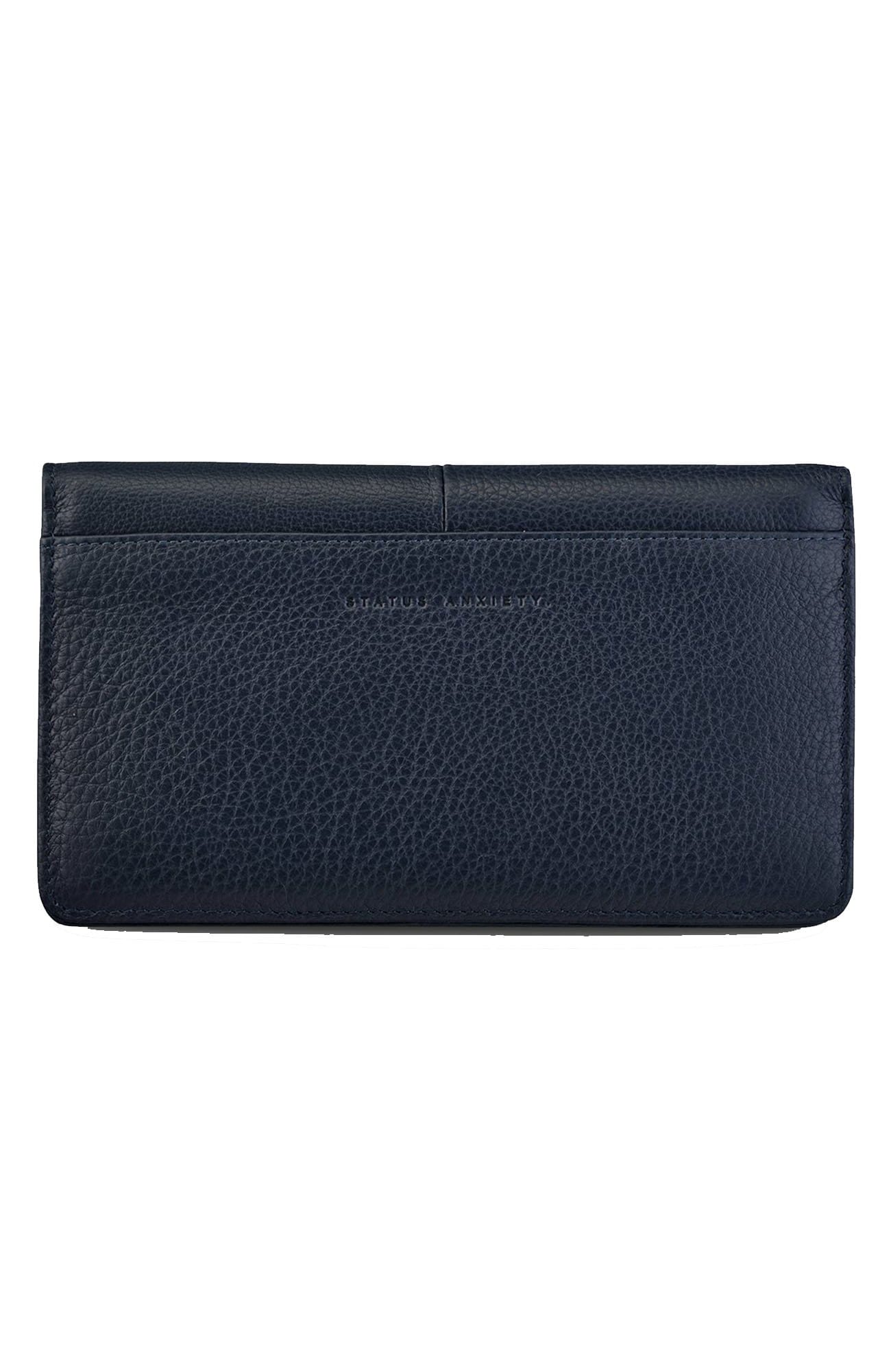 Triple Threat Wallet Navy Blue