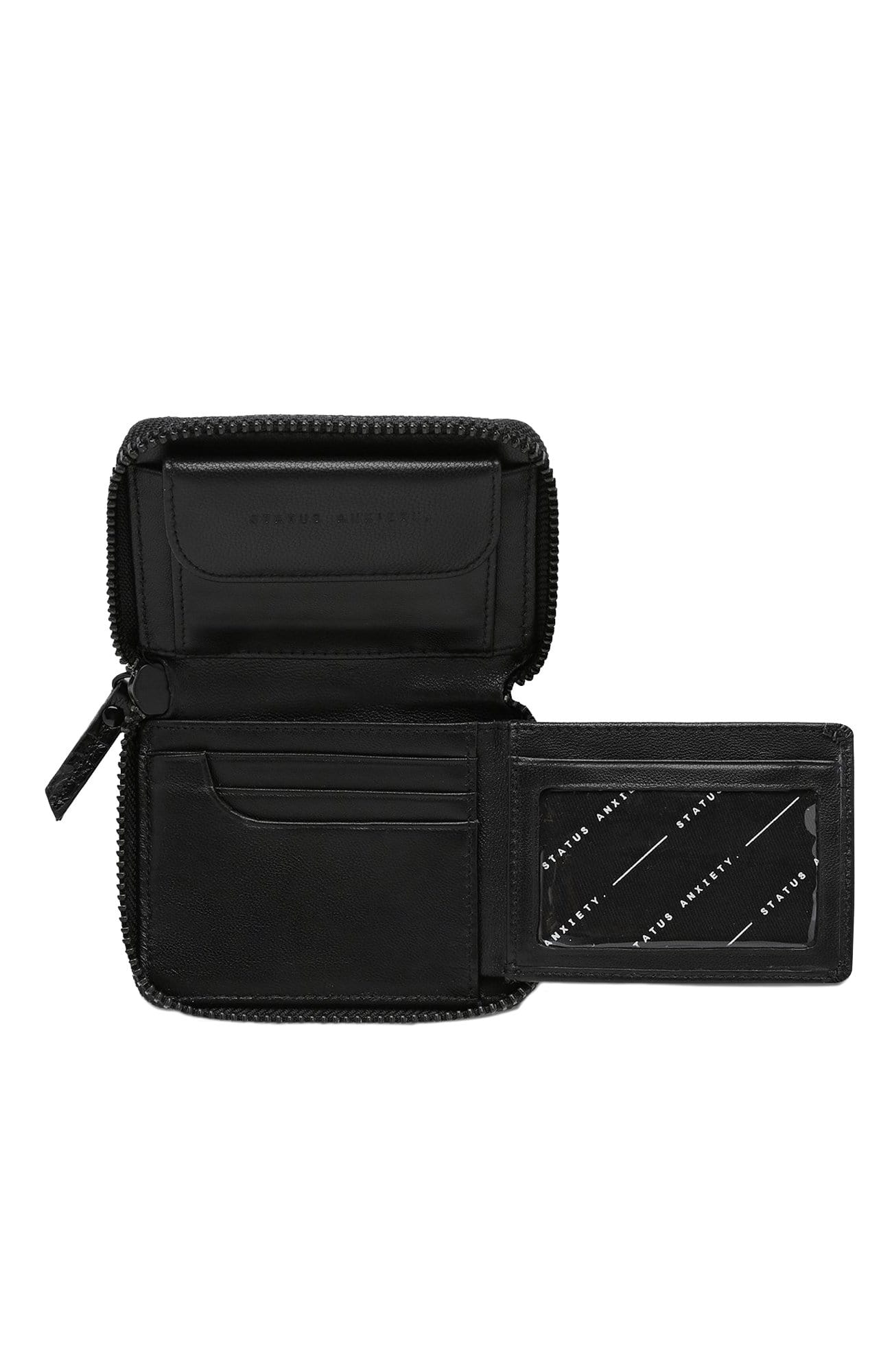 Wayward Wallet Black Croc Emboss