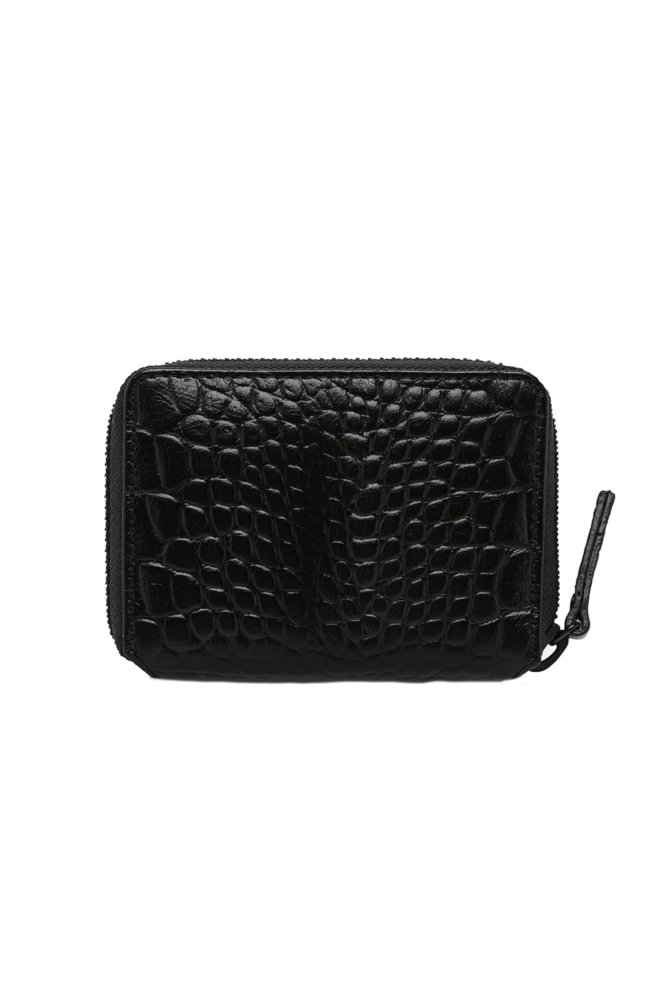 Wayward Wallet Black Croc Emboss