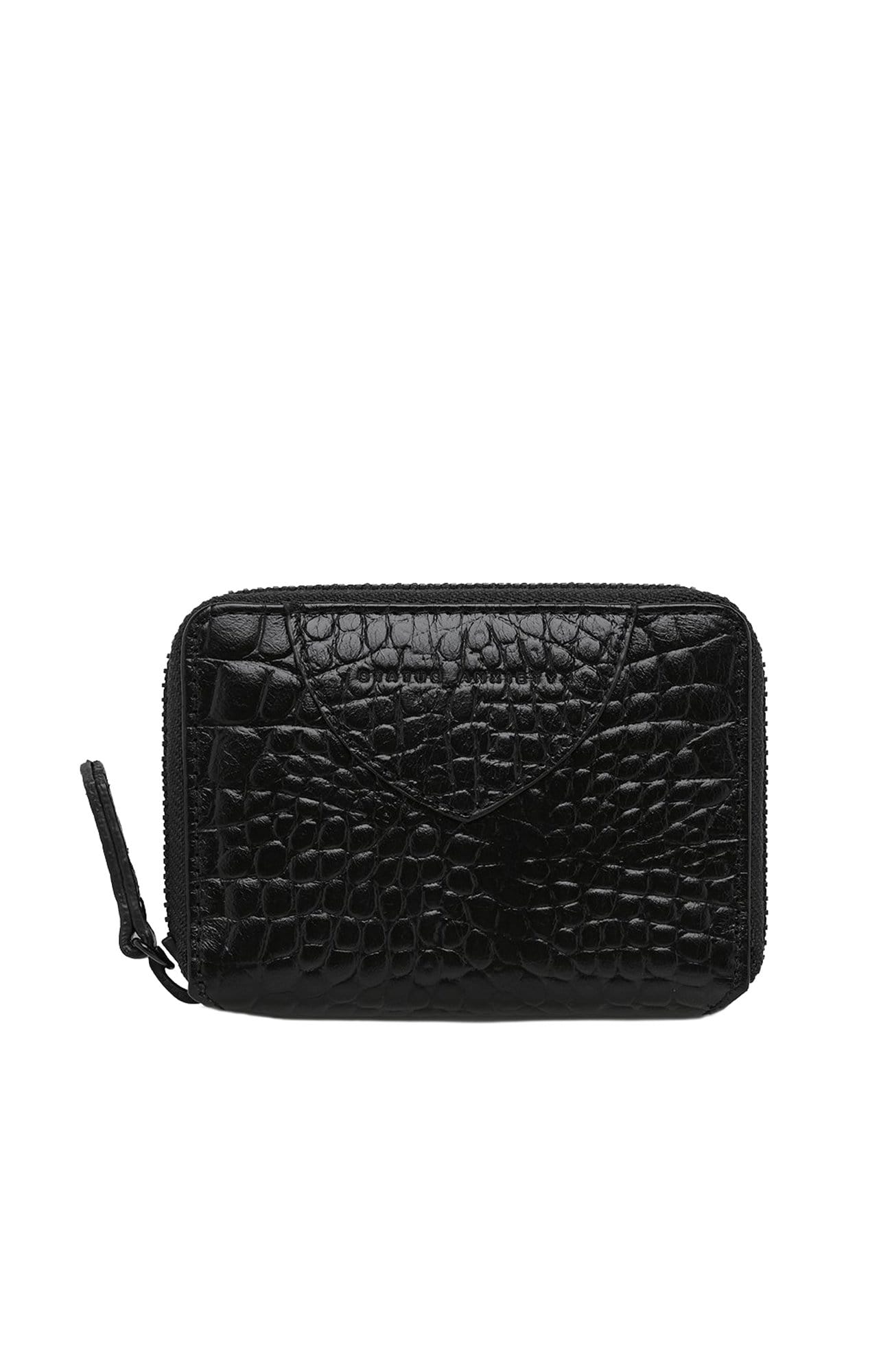 Wayward Wallet Black Croc Emboss