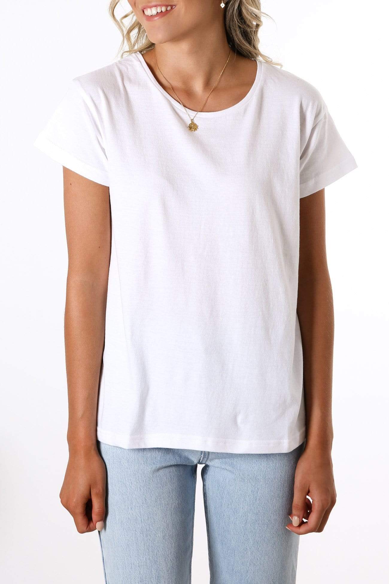 Polly Tee White