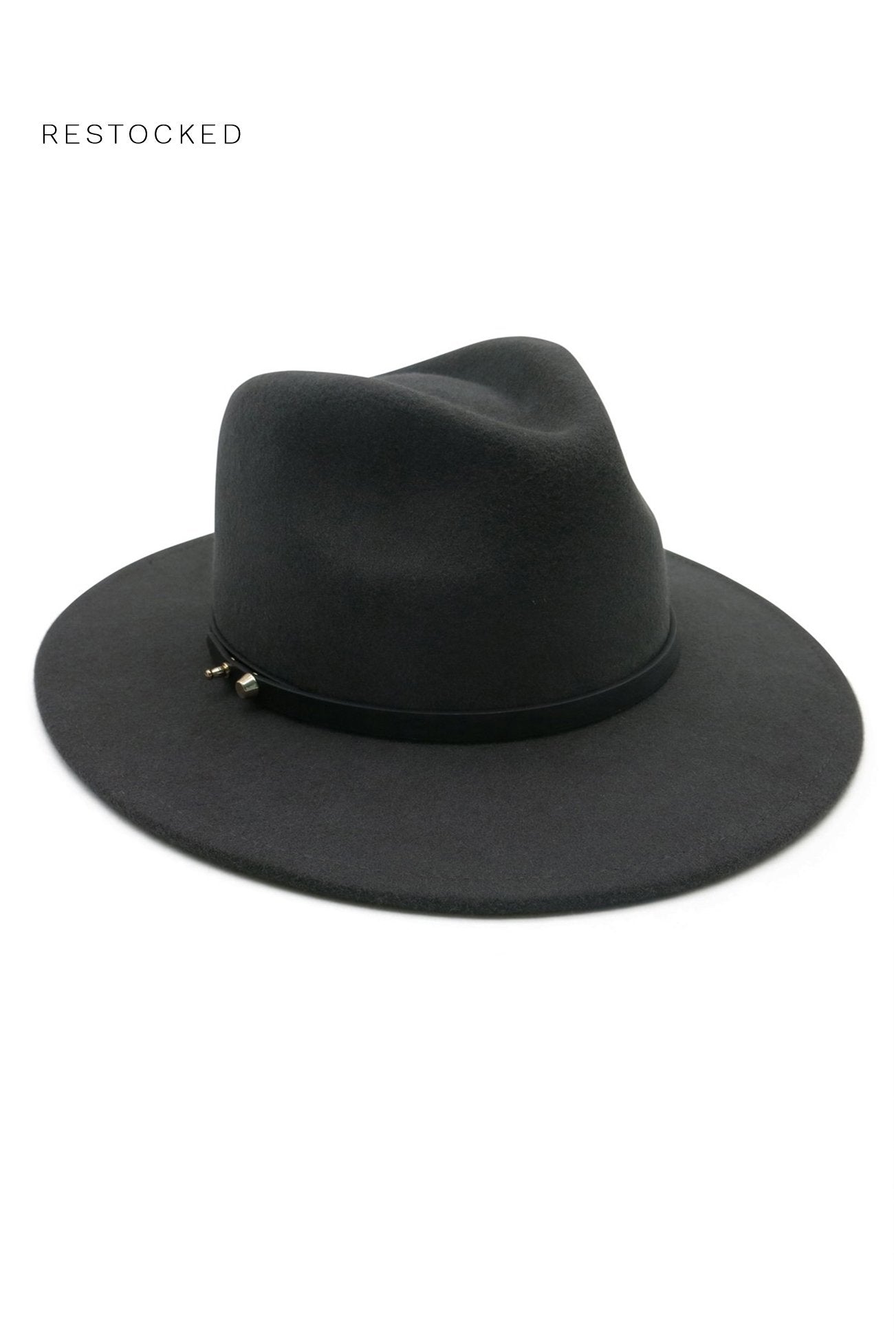 Oslo Felt Fedora Steel